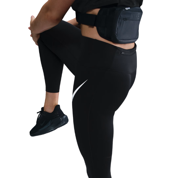 Nike Tempo Swoosh Run High-Waisted 7/8 Leggings Black