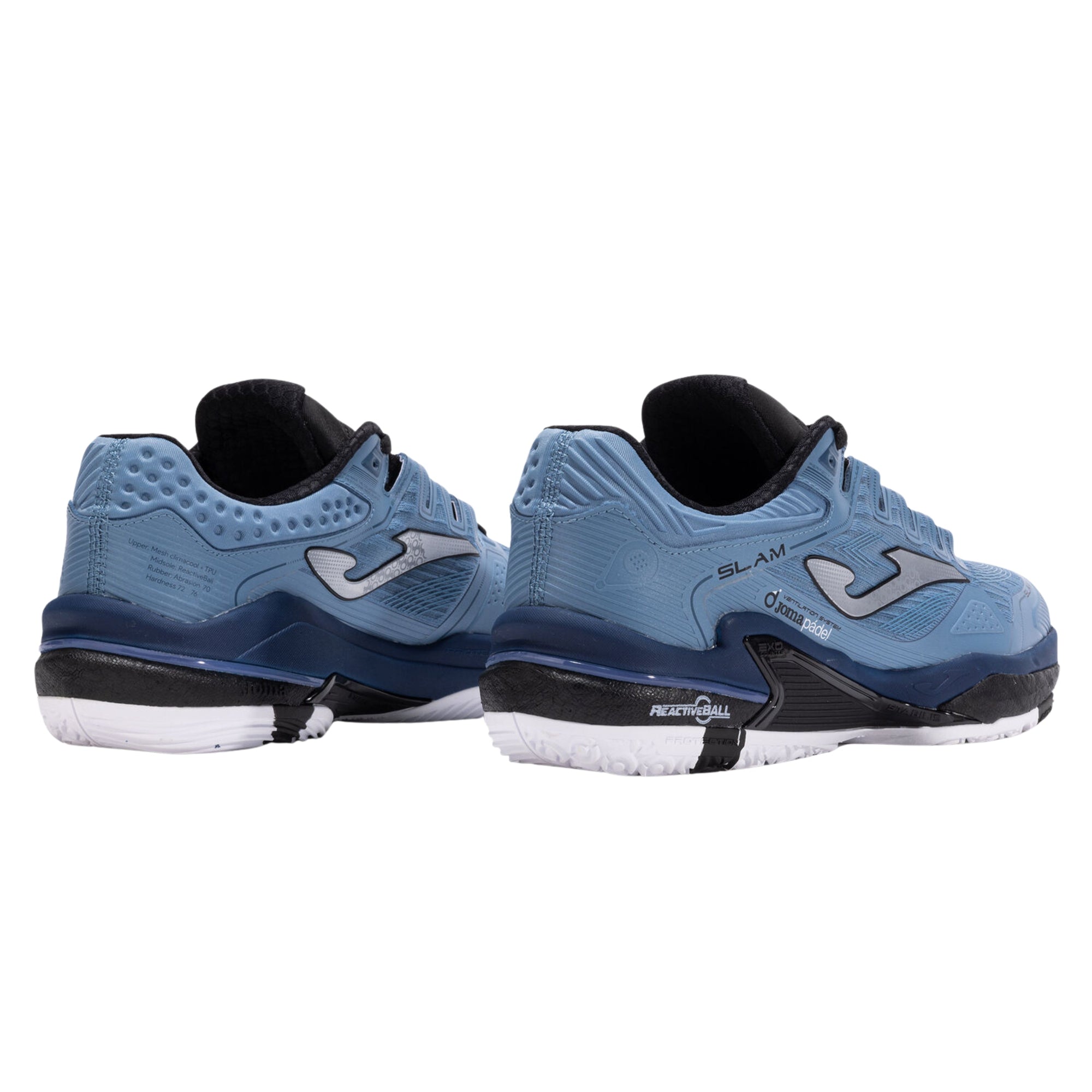 Joma Slam Men 2517 Padel Shoes - Petroleum - Back