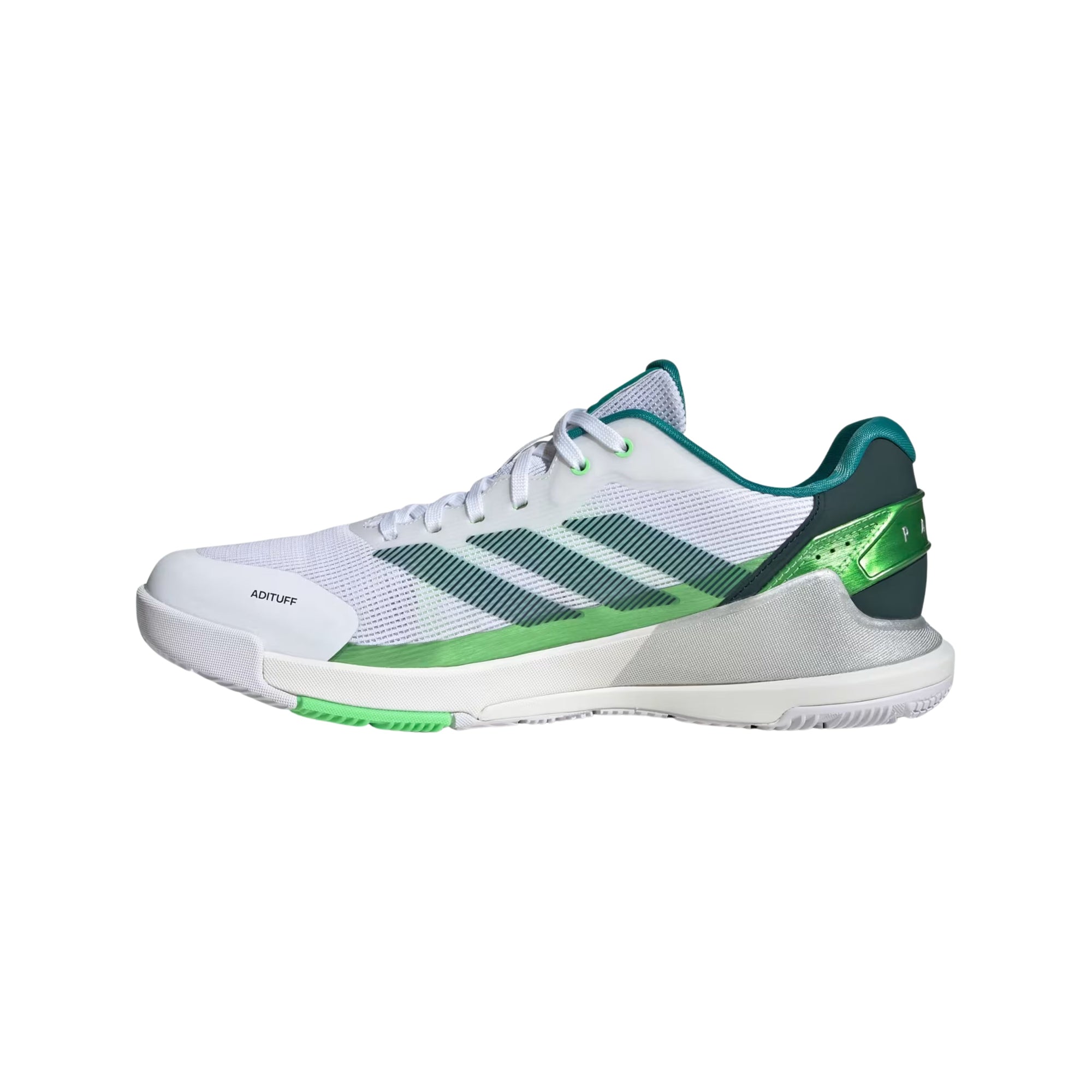 Adidas Crazyquick Lightstrike Padel Shoes - White/Aurora Ivy - Inside
