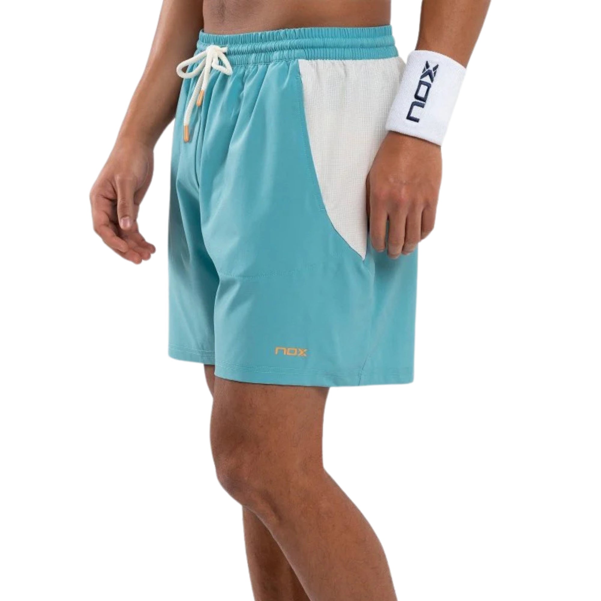 NOX Men's Pro Turquoise Shorts - Left