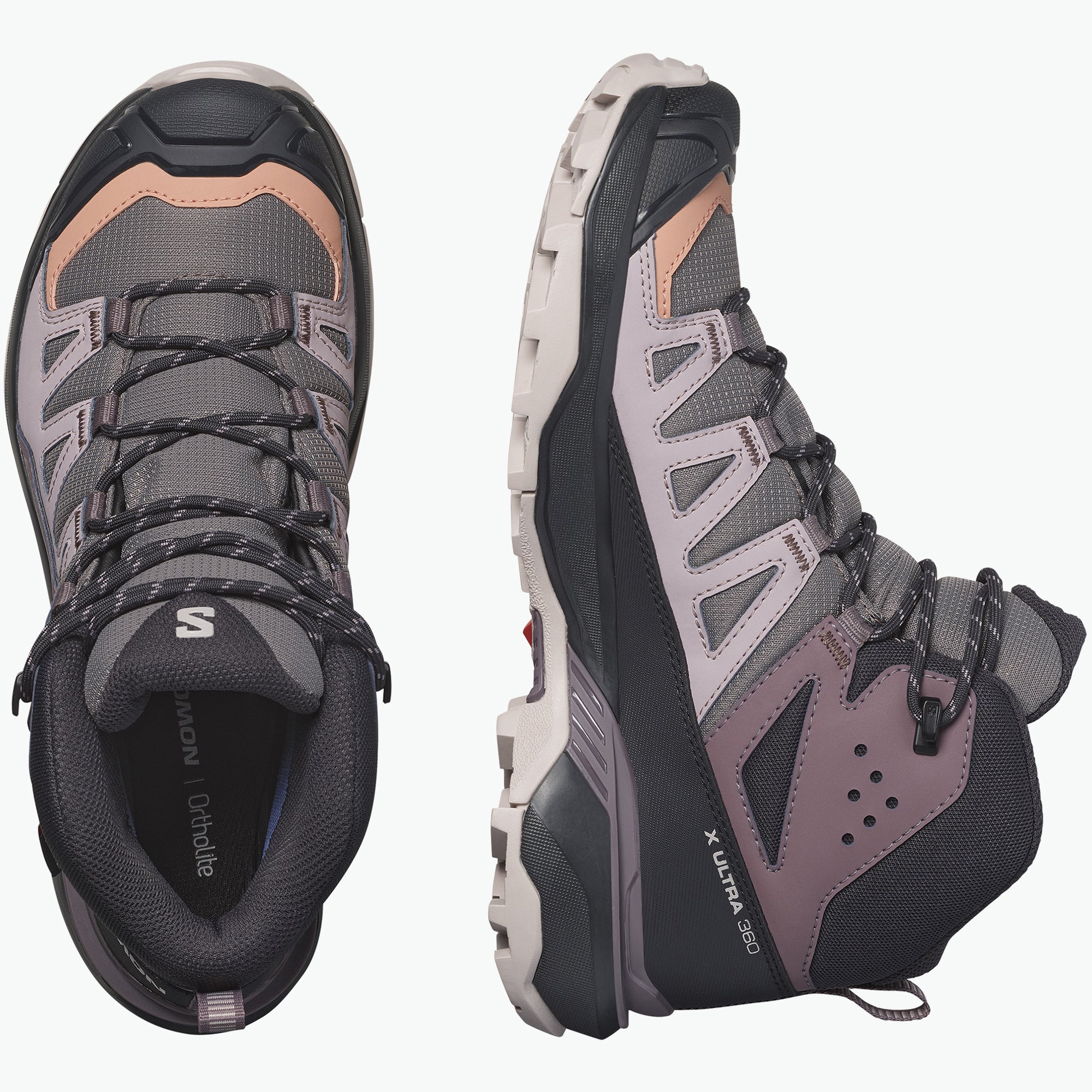 Salomon Ladies X-Ultra 360 Mid GTX Waterproof Hiking Boots for Women