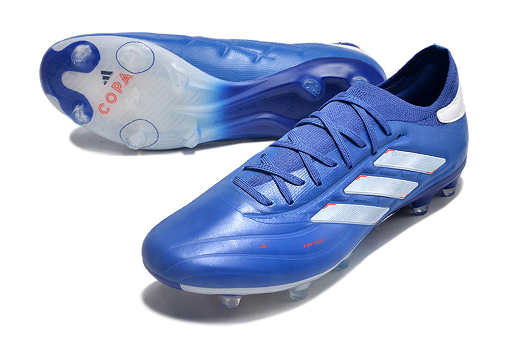 Copa Pure II+ FG - Lucid Blue S23 / Cloud White / Solar Red