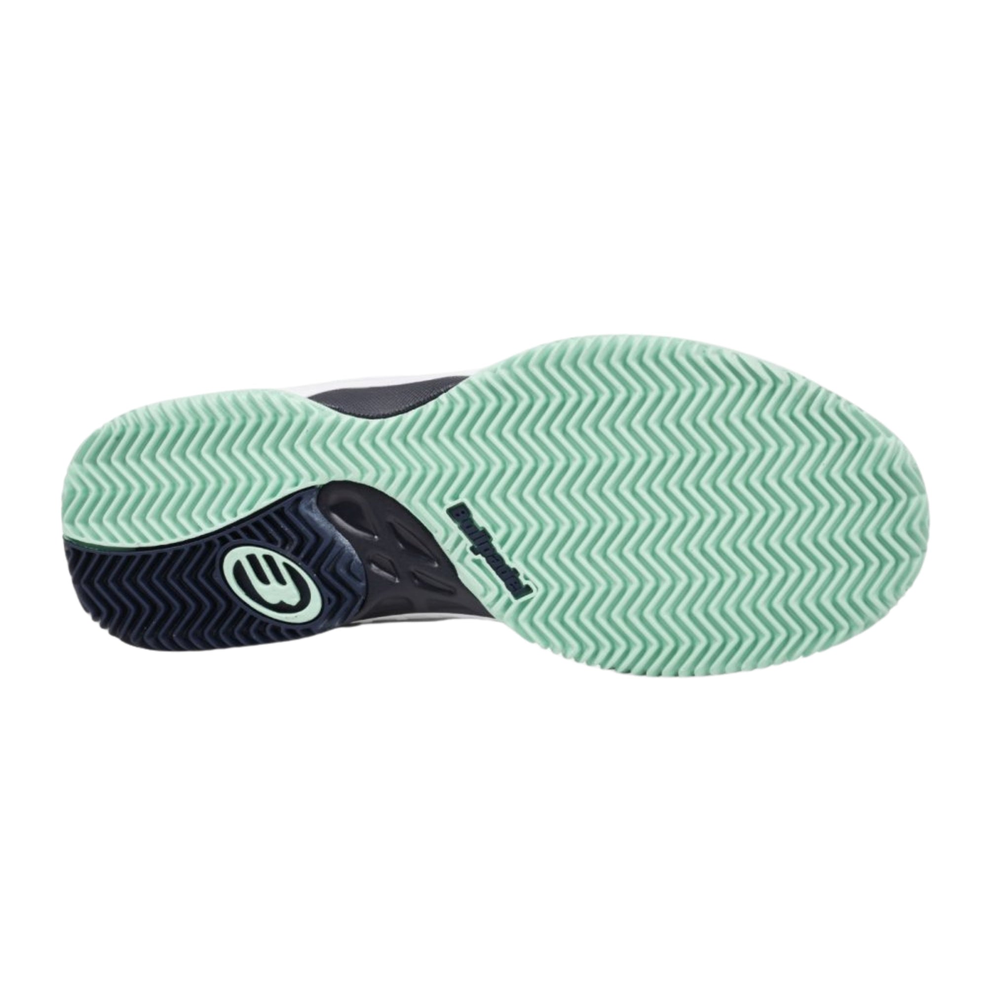 Bullpadel Indiga W 25V Padel Shoes - White/Turquoise - Outsole