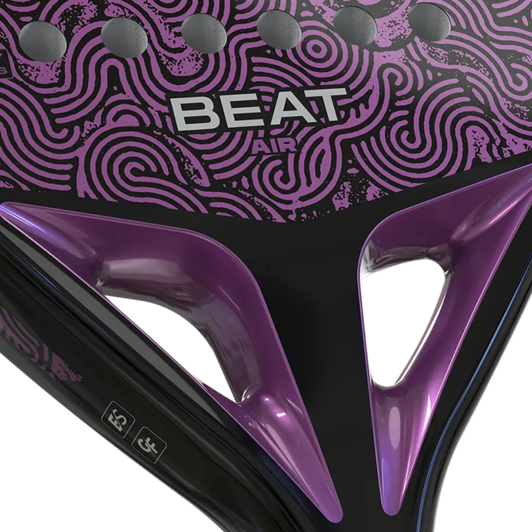 Siux Beat Hybrid Air Padel Racket - Purple - Heart
