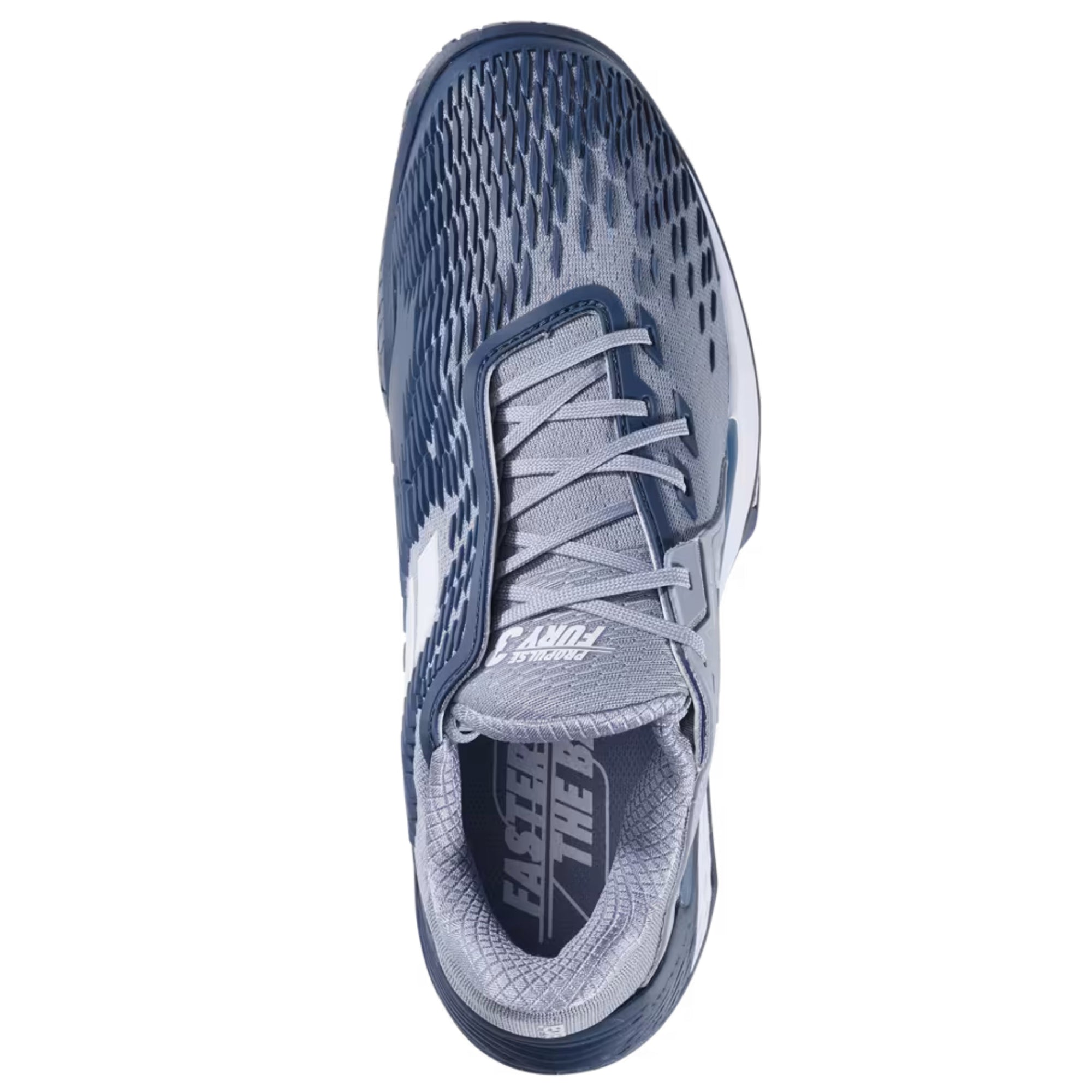 Babolat Propulse Fury 3 All Court Shoes - White/Grey - Top