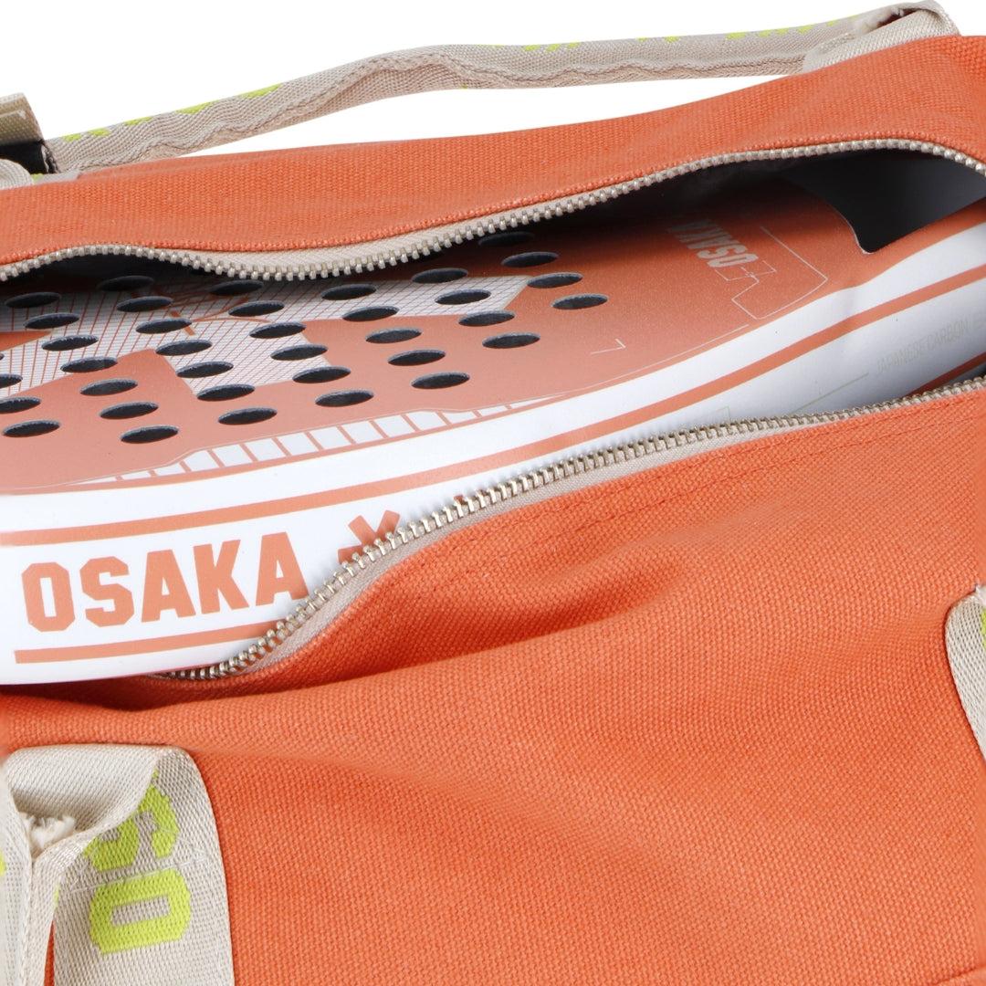 Osaka Padel Cotton Duffle Bag - Peach Padel Racket