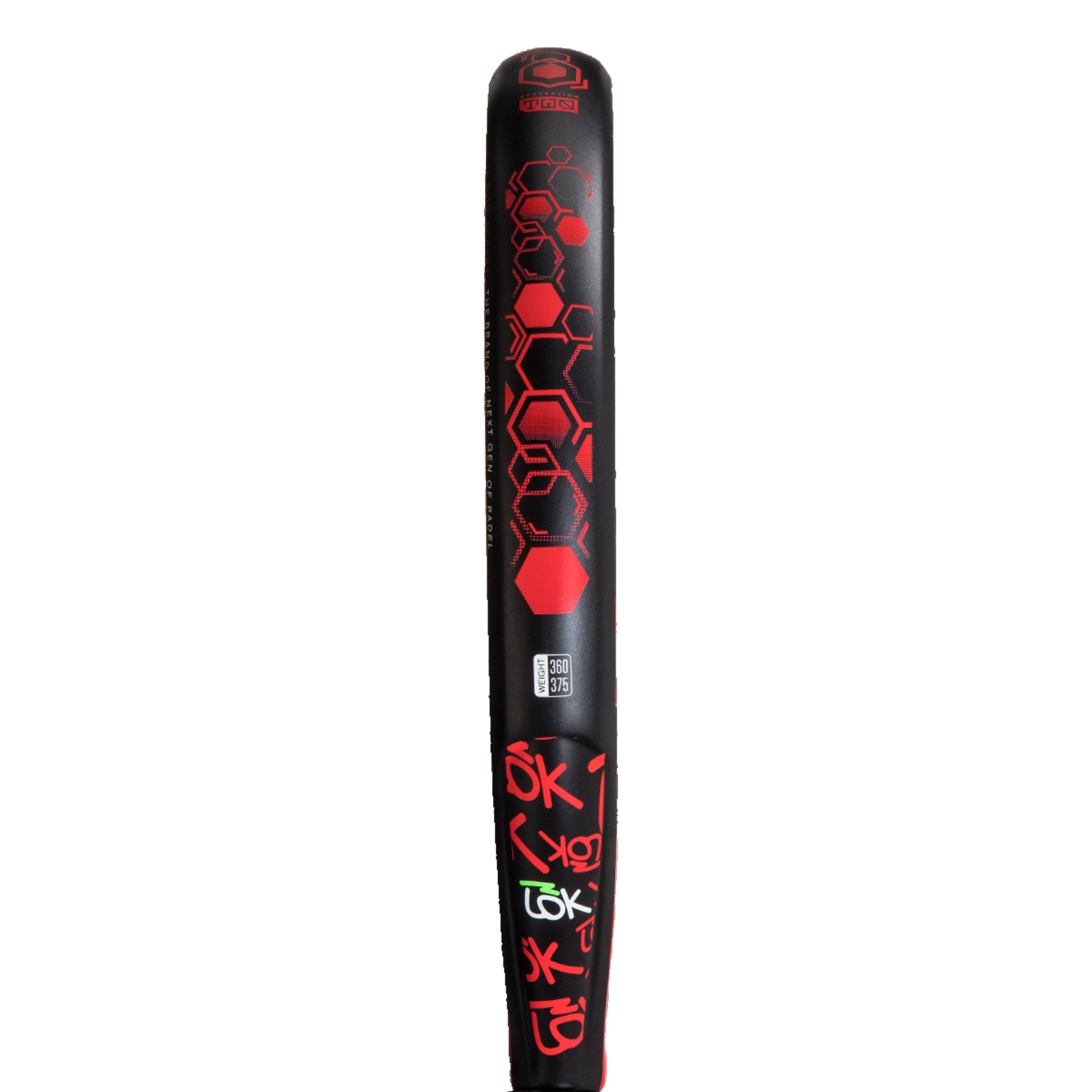 LOK Be Hype Gen 2 Padel Racket - Red - Frame