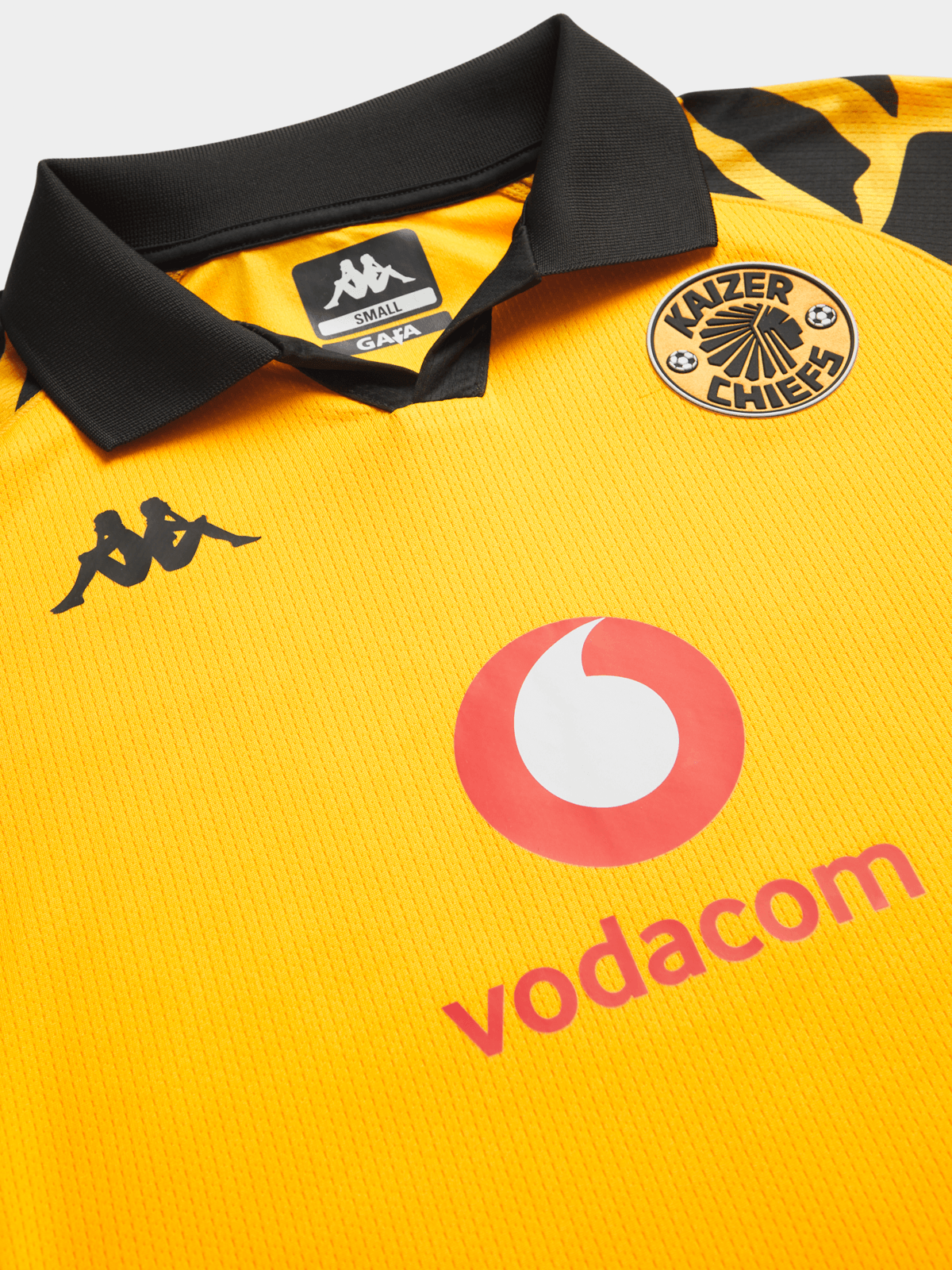 Official Kappa Women's Kaizer Chiefs 25/26 Home Yellow Soccer Jersey Performance