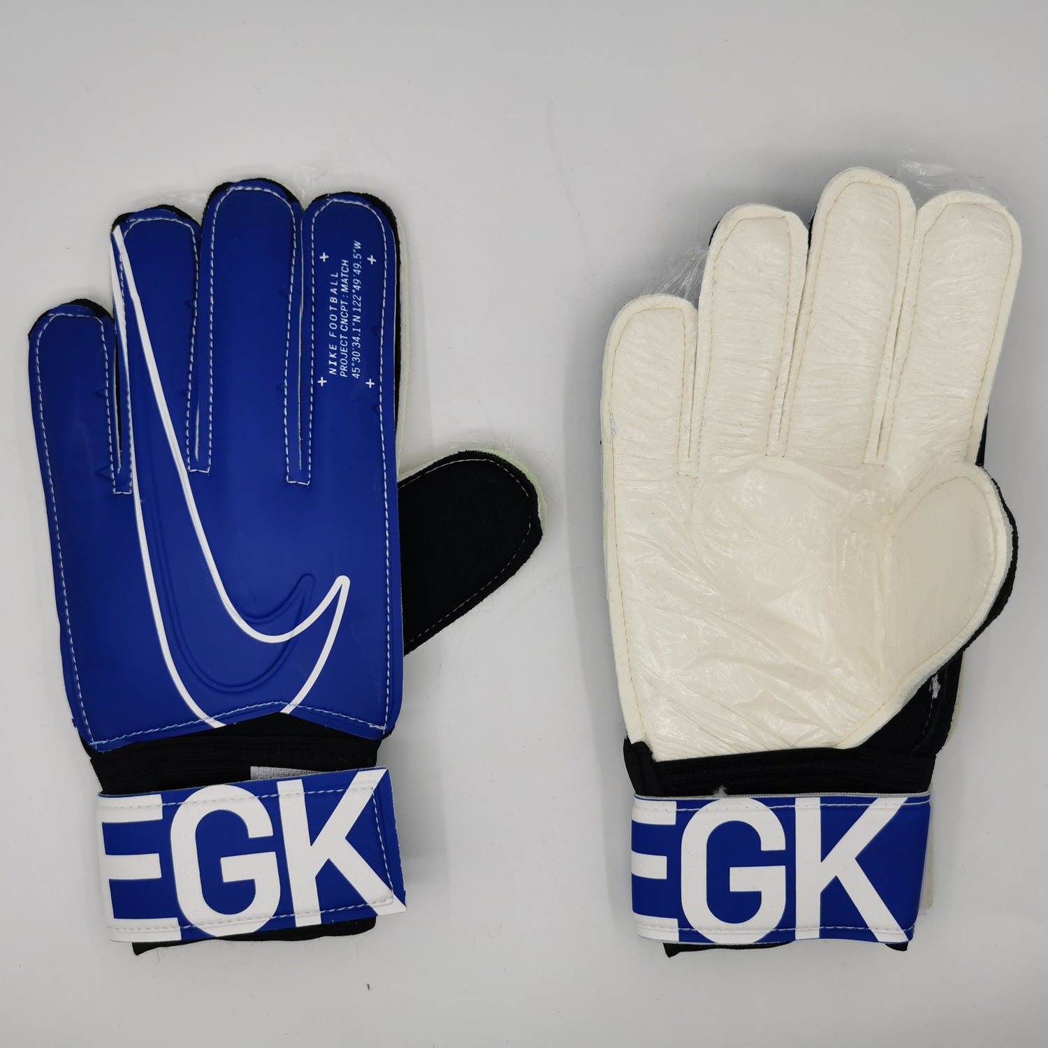 N12 goalkeeper gloves with finger guards Dark Blue