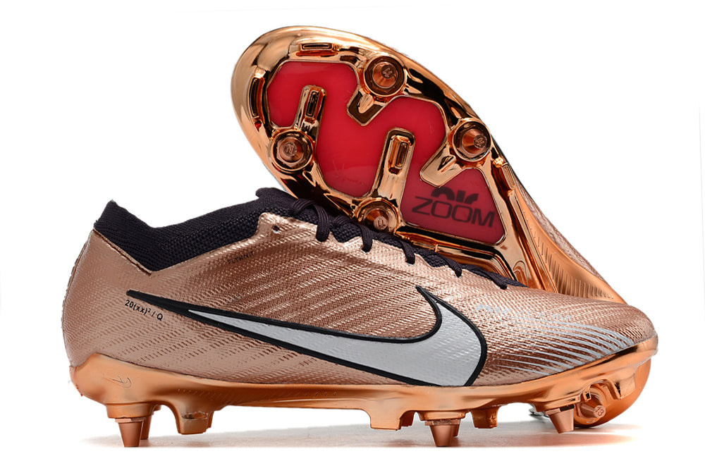 Air Zoom Mercurial Vapor 15 Elite FG Metalic Copper Metal Studs