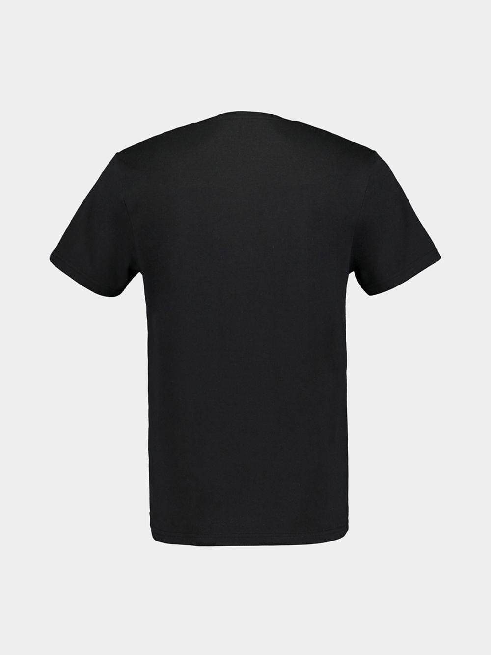 Men's Everyday V-Neck Black Tee: Soft Cotton, Regular Fit, Short Sleeve Comfort