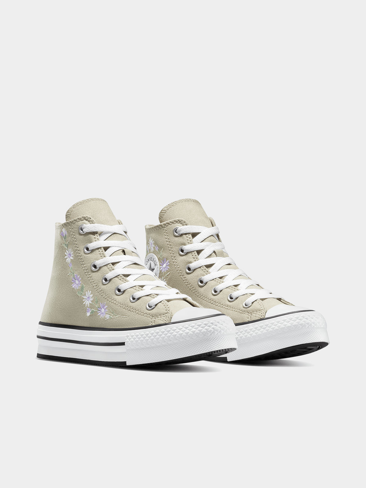 Converse Junior Floral Platform Chuck Taylor All Star Lift Sneakers
