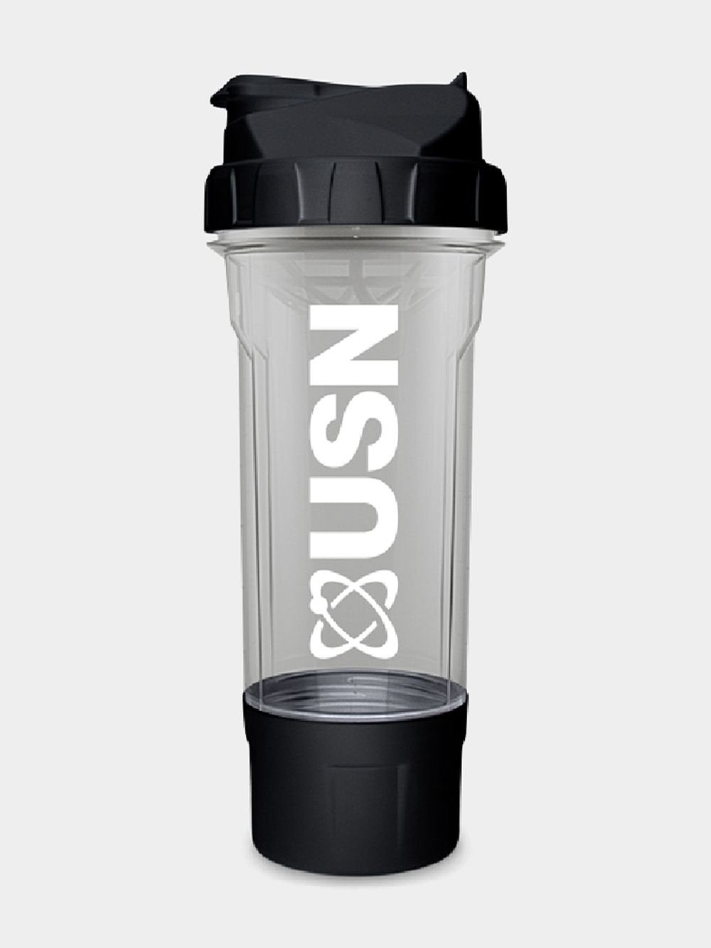USN Tornado Black Shaker Bottle: Leak-Proof, 25 Fl Oz, Easy Mix, Dishwasher Safe