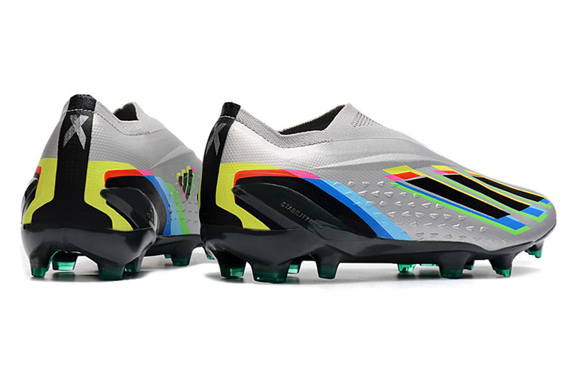 X SPEEDPORTAL+ FIRM GROUND - SILVER METALLIC