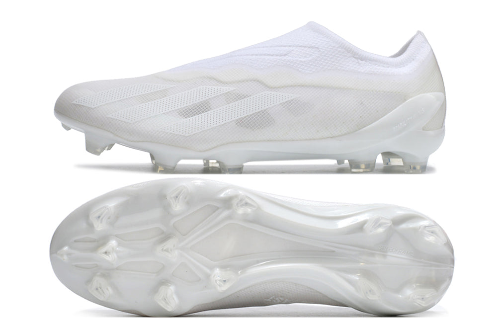 X CRAZYFAST INJECTION.1 LACELESS FG White