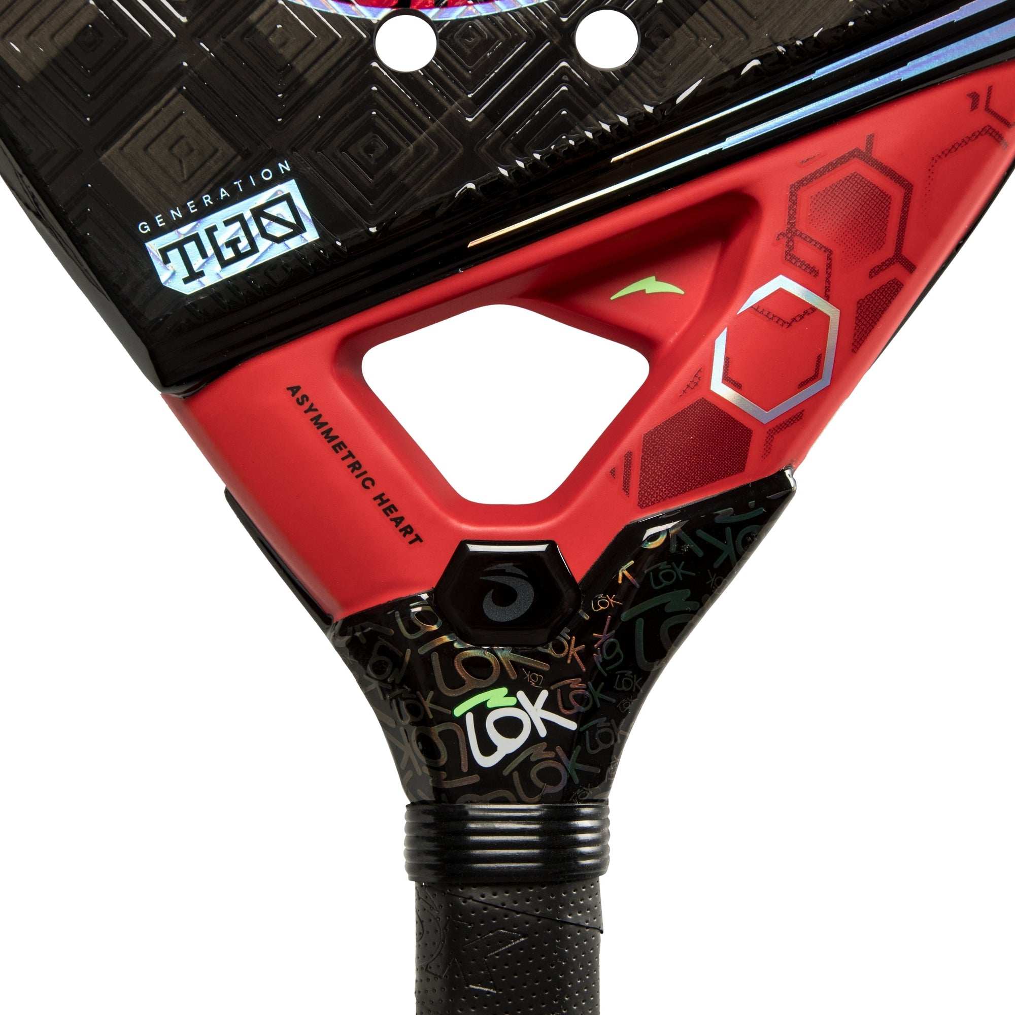 LOK Maxx Hype Gen 2 Padel Racket - Heart