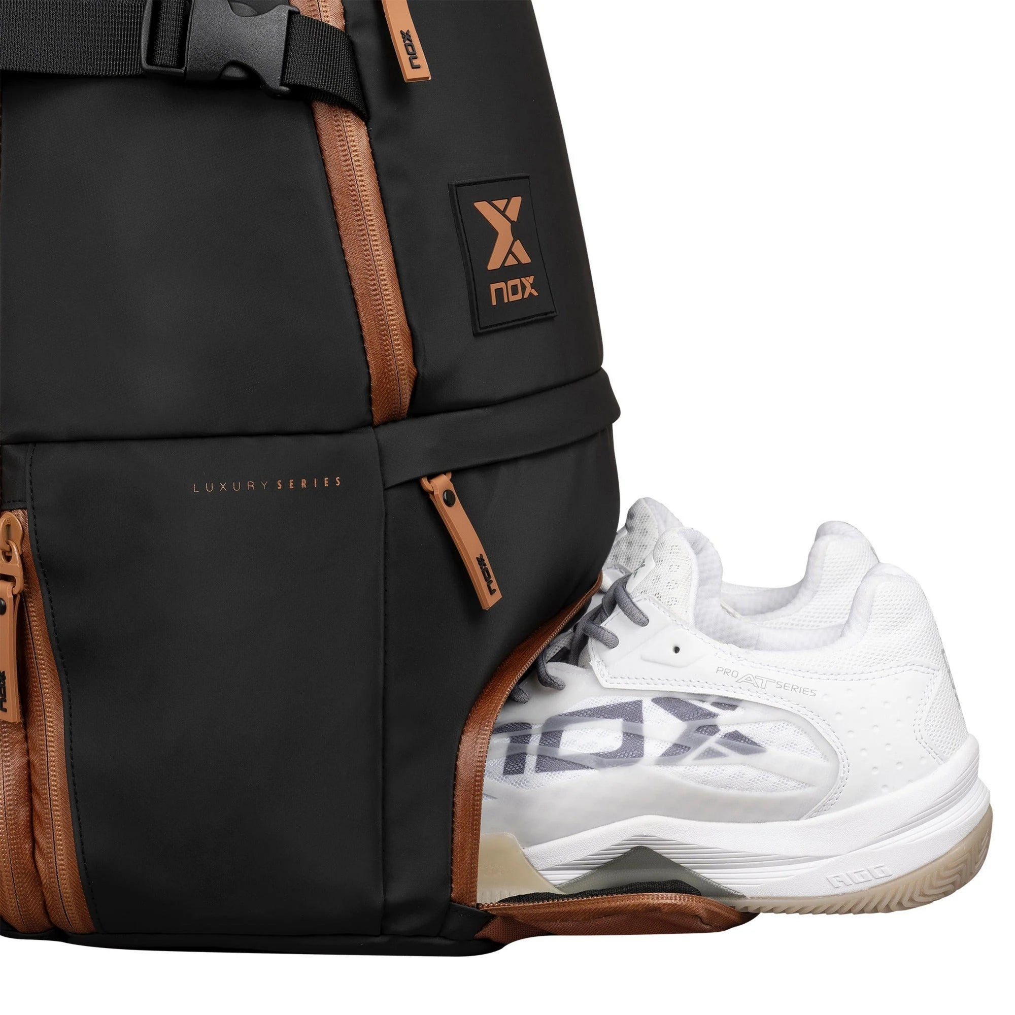 NOX Luxury Open Series Backpack - Black/Brown - Shoes