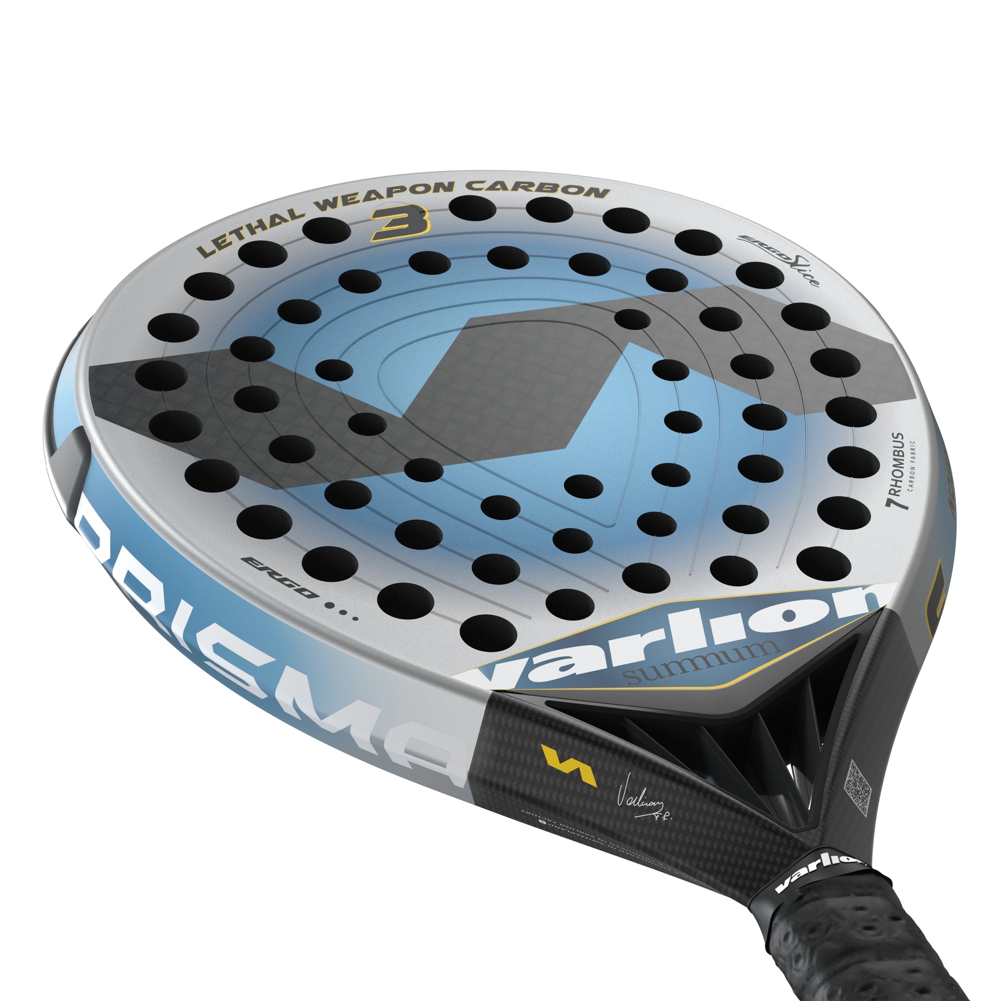 Varlion LW Carbon 3 Summum Padel Racket - Face