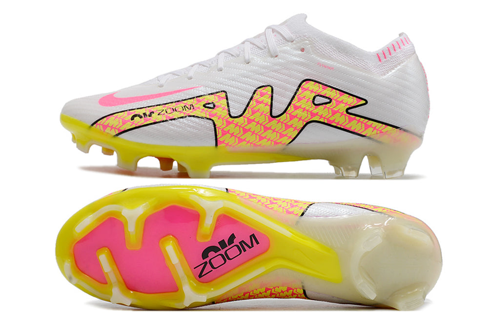 Air Zoom Mercurial Vapor 15 Elite FG White/Pink/Yellow