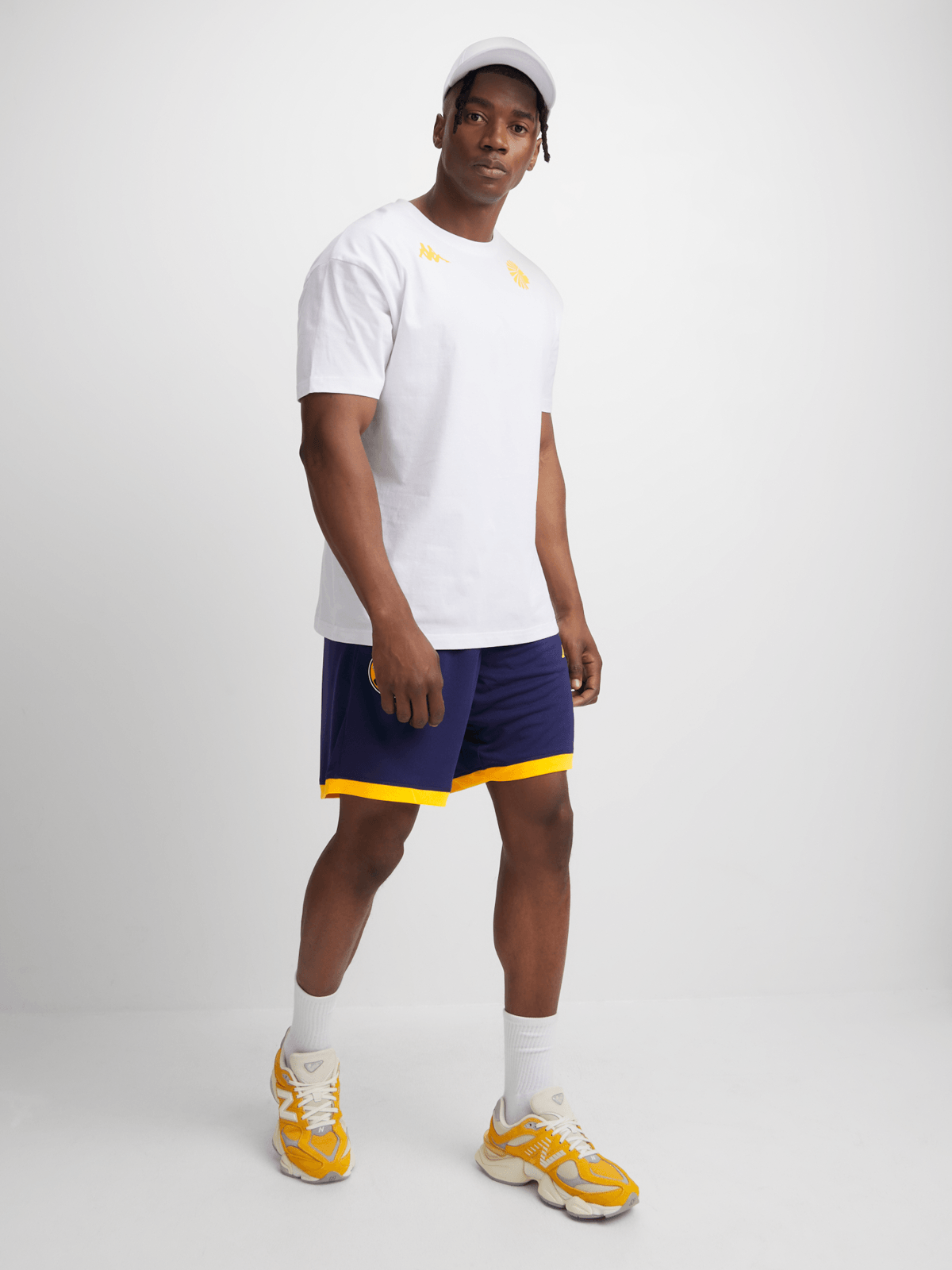 Kappa Men's Kaizer Chiefs Amemod White Fan T-Shirt - Official Team Gear