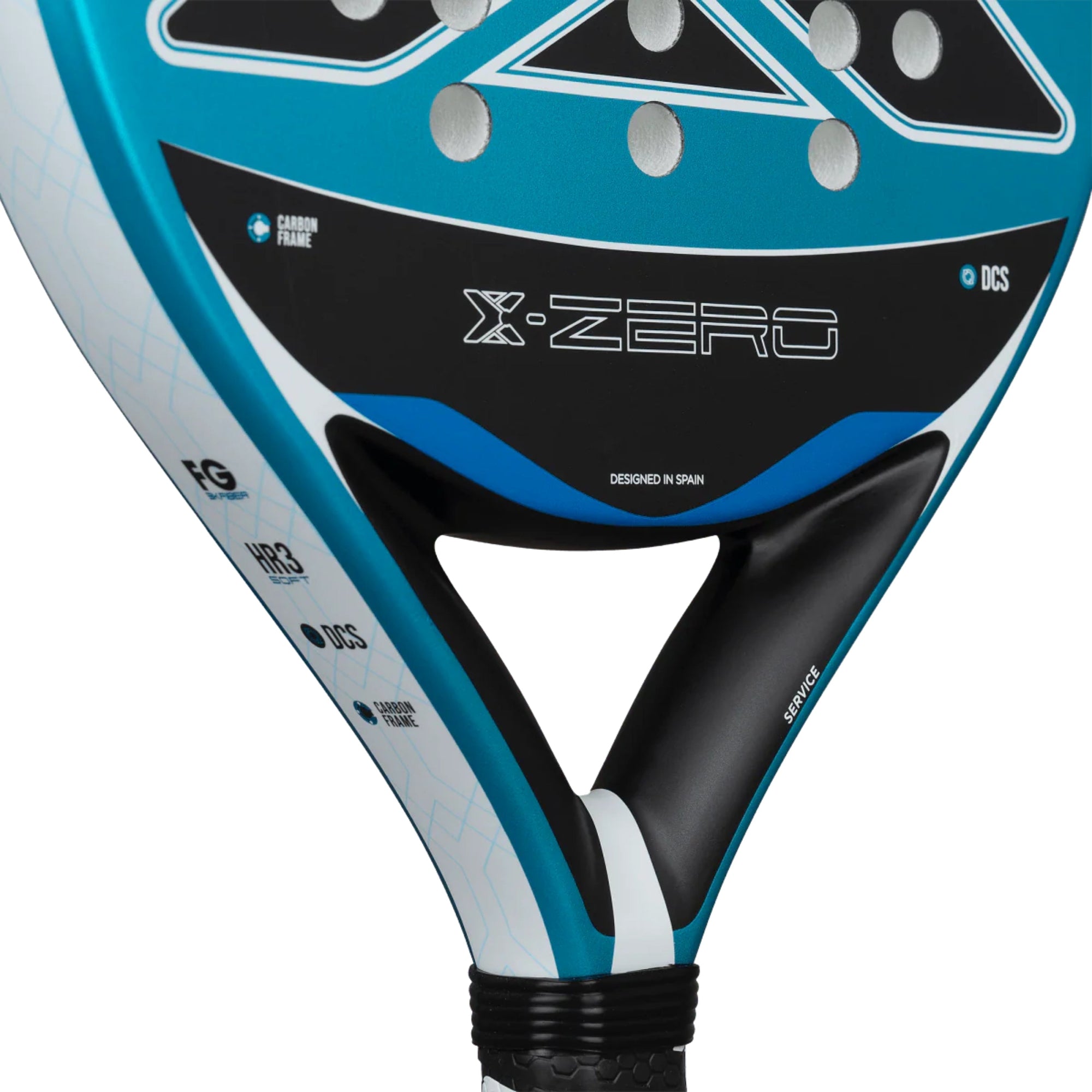 NOX X-Zero Blue Padel Racket - Heart