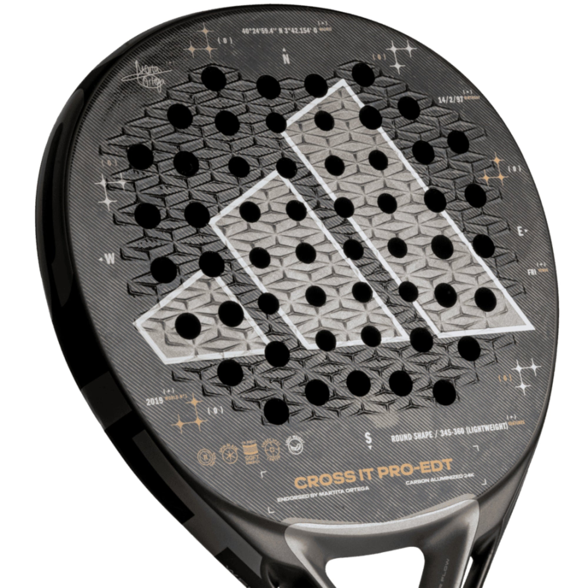 Adidas Cross IT PRO-EDT Padel Racket - Zoom