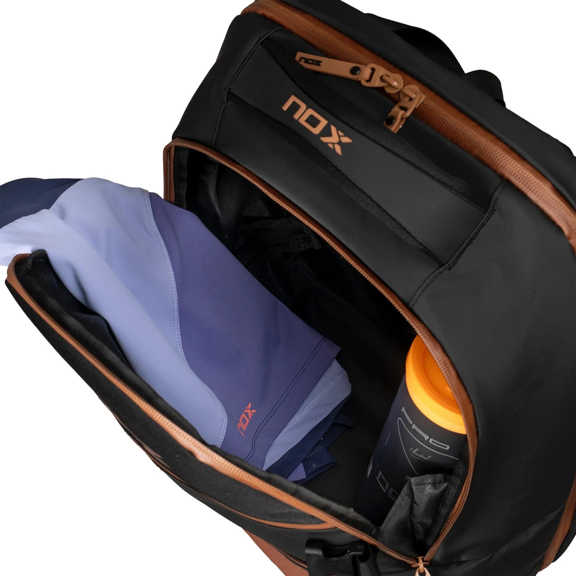 NOX Luxury Open Series Backpack - Black/Brown - Clothing