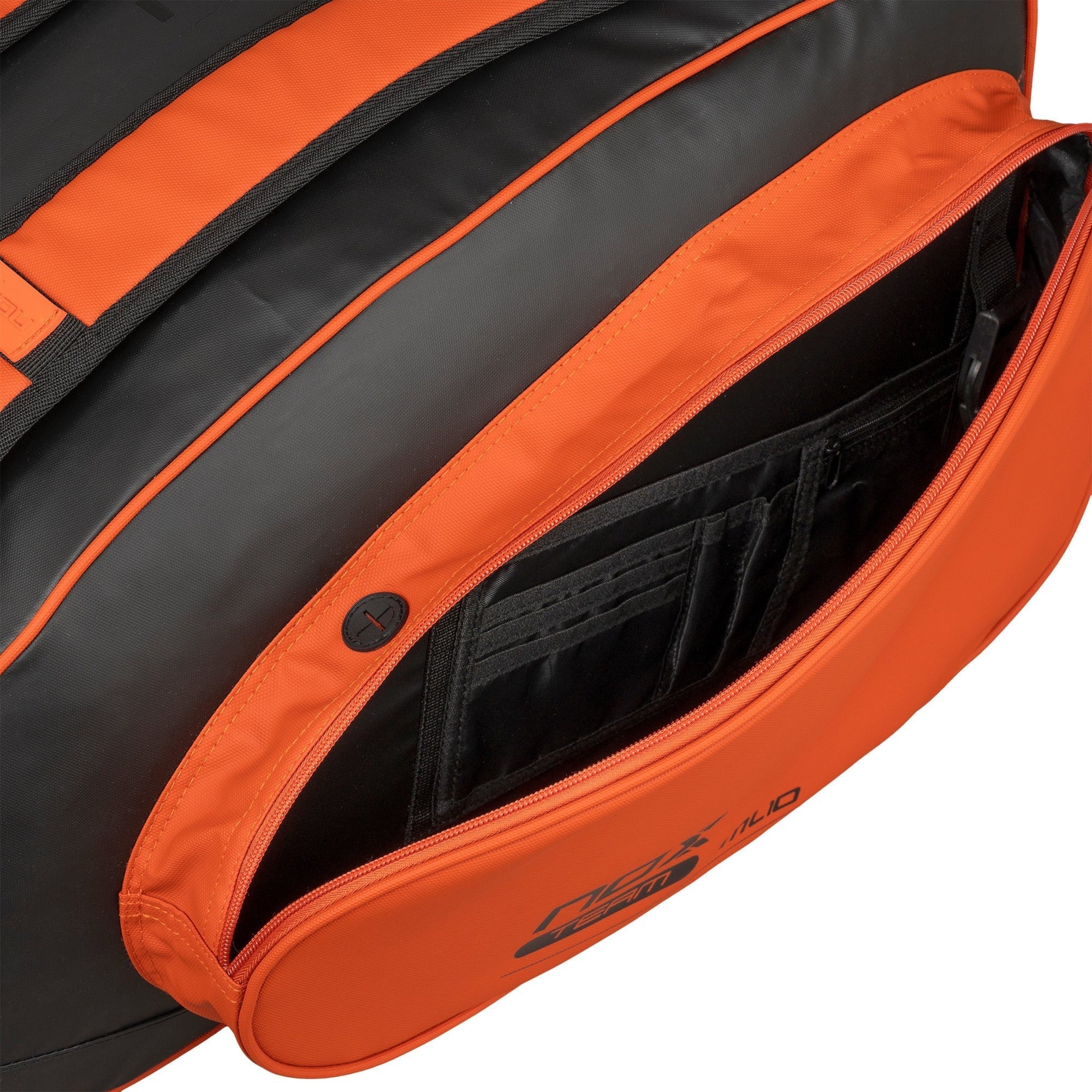 NOX ML10 Team Padel Bag - Black/Orange - Zipper