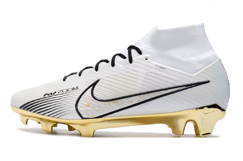 Air Zoom Mercurial Superfly 15 Elite FG White/Black/Gold