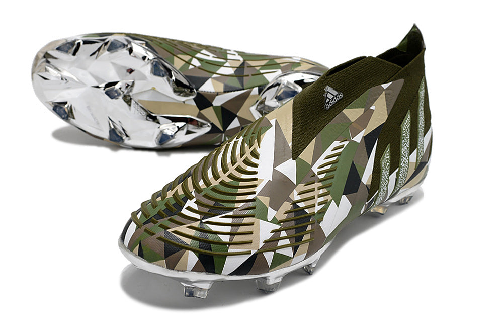 PREDATOR EDGE CRYSTAL+ FIRM GROUND SOCCER CLEATS