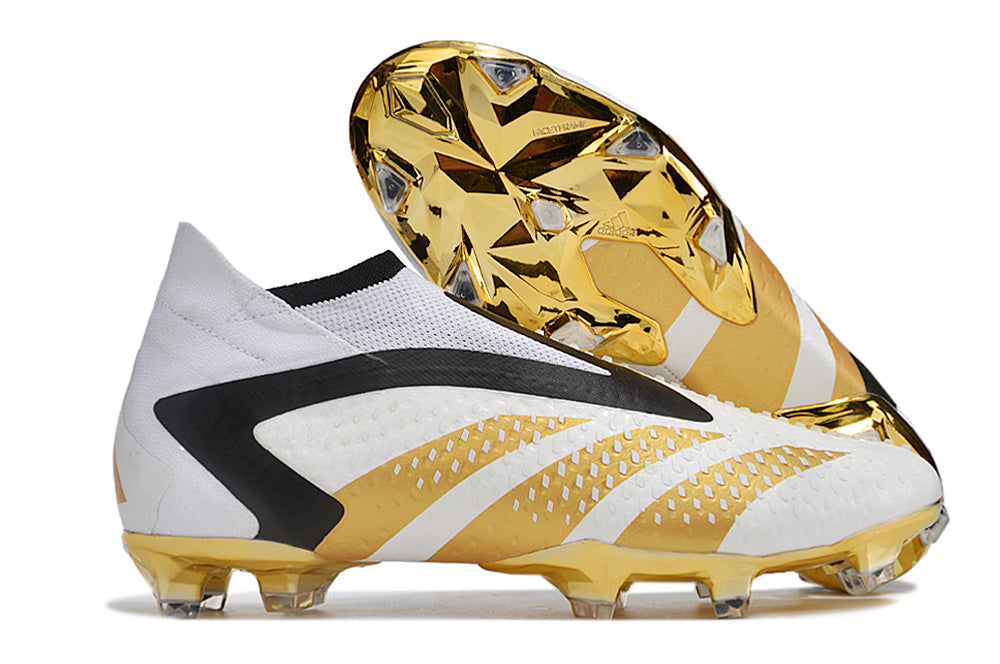 PREDATOR ACCURACY+ FIRM GROUND White/Gold/Black (Custom)