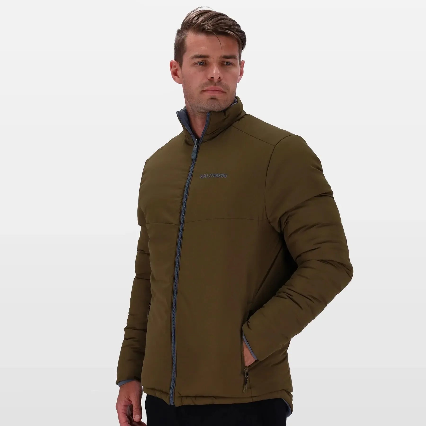 Salomon Men's Reversible Agenta Winter Jacket - Warm, Breathable, Stylish
