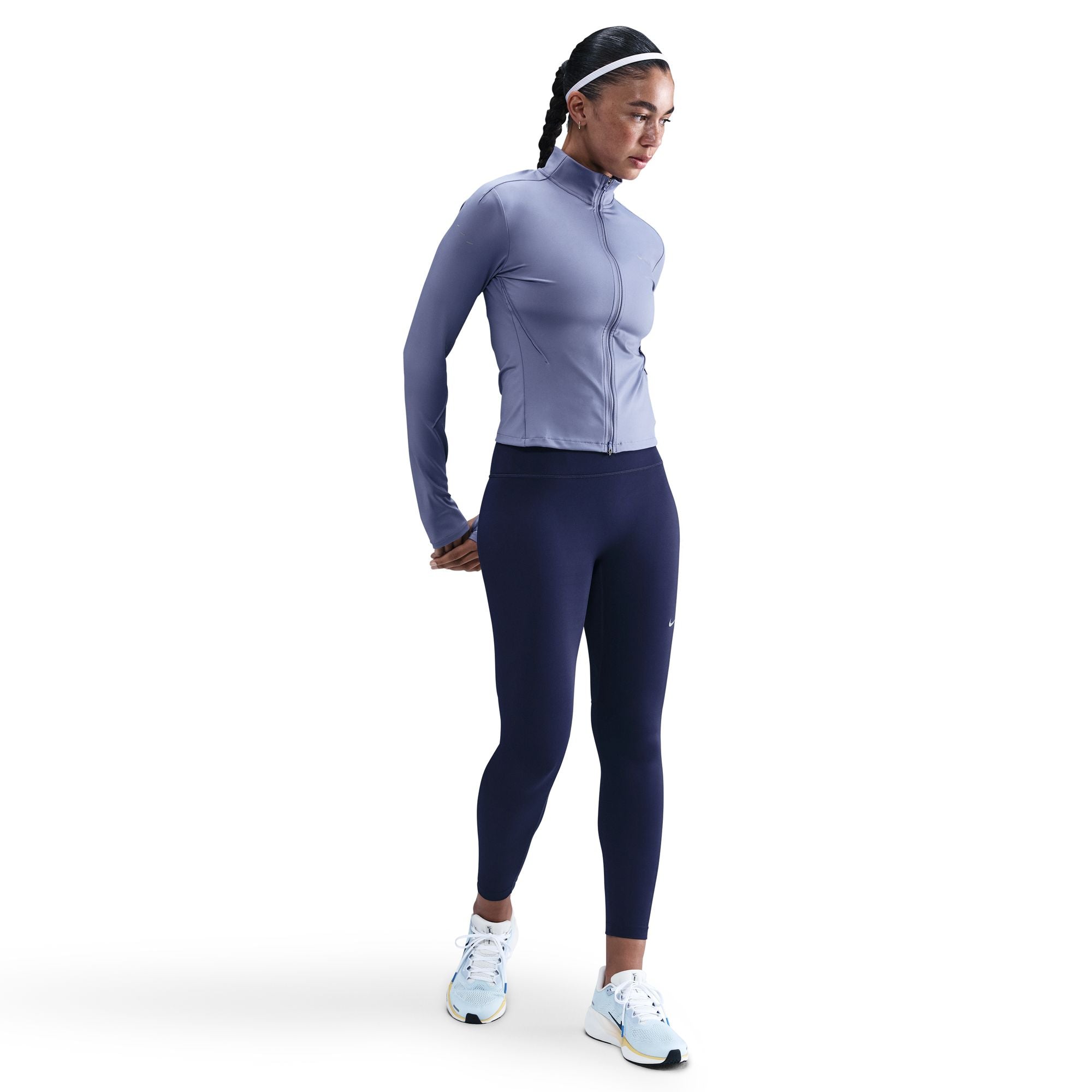 Nike Swift Dri-FIT Full-Zip Mid-Layer Running Top World Indigo
