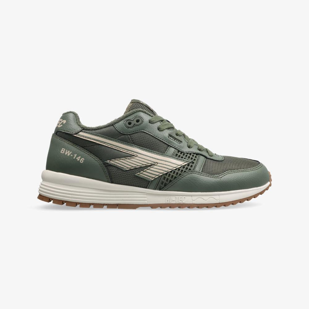 Hi-Tec Badwater Men's Retro Comfort Sneaker - Durable Leather & Mesh