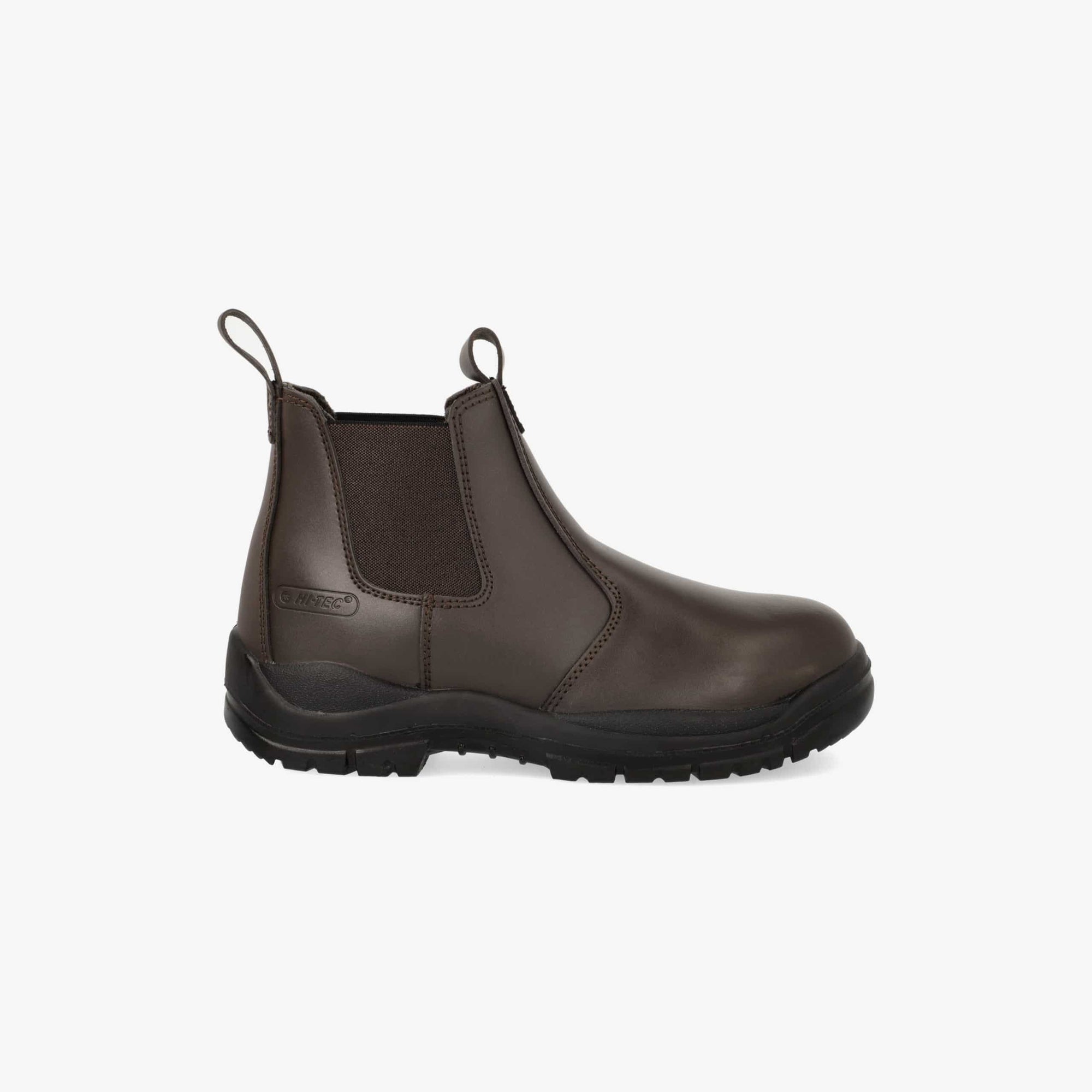 Men's Rugged Hi-Tec Chelsea Boots: Durable Leather, Easy Slip-On Comfort