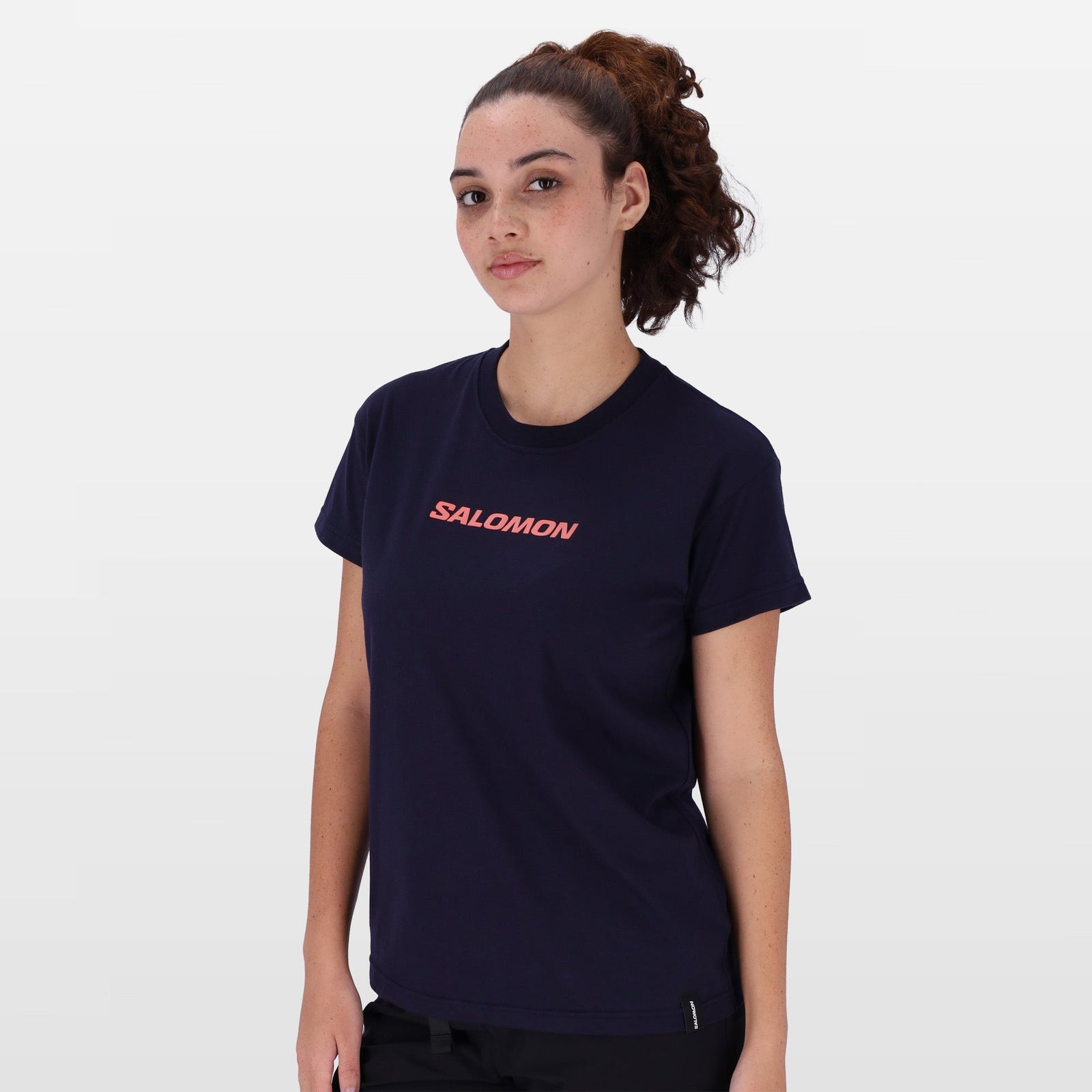 Salomon Women's Core Logo Short Sleeve T-Shirt for Casual Comfort