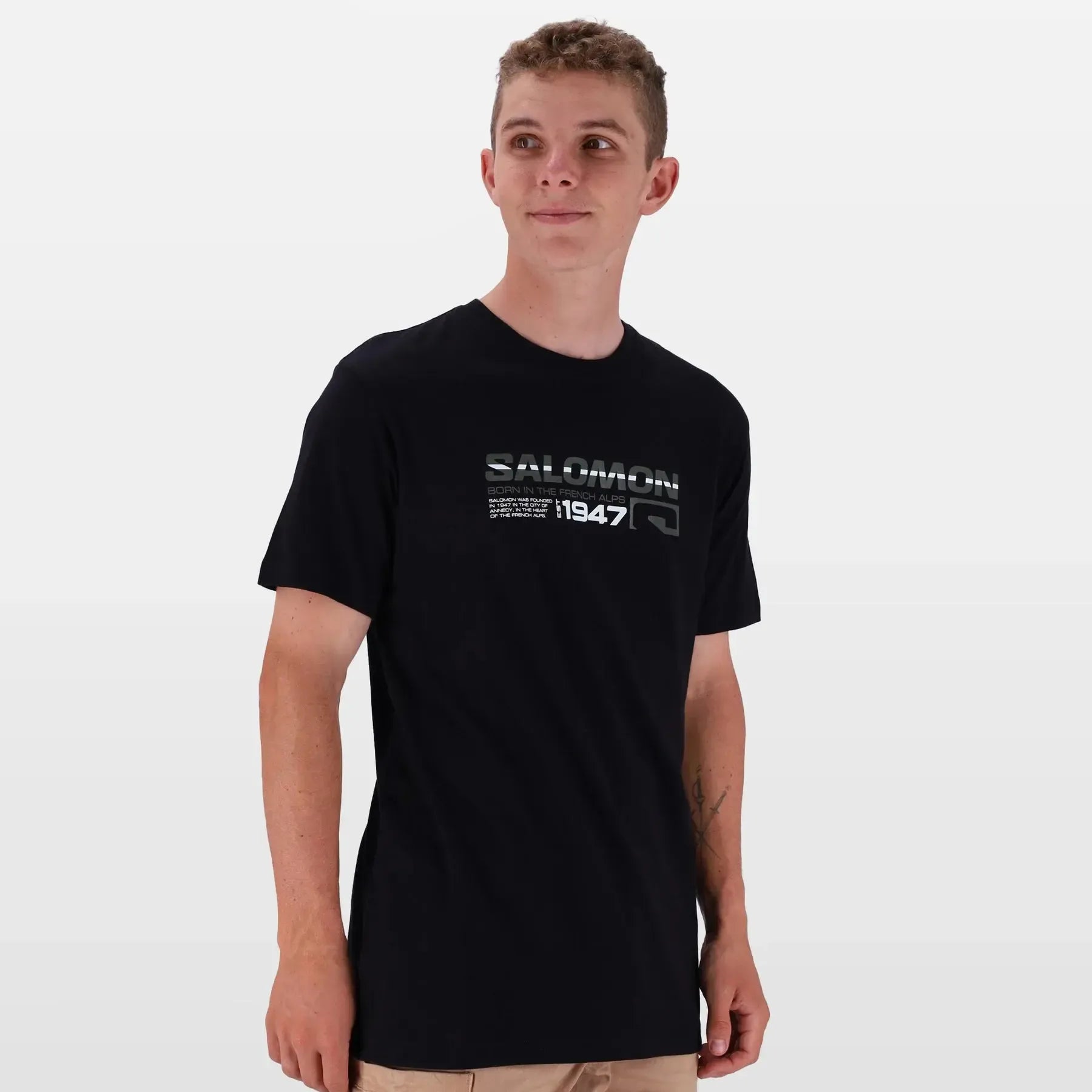 Salomon Crossing Paths Men's Graphic Cotton T-Shirt – Comfortable Everyday Tee