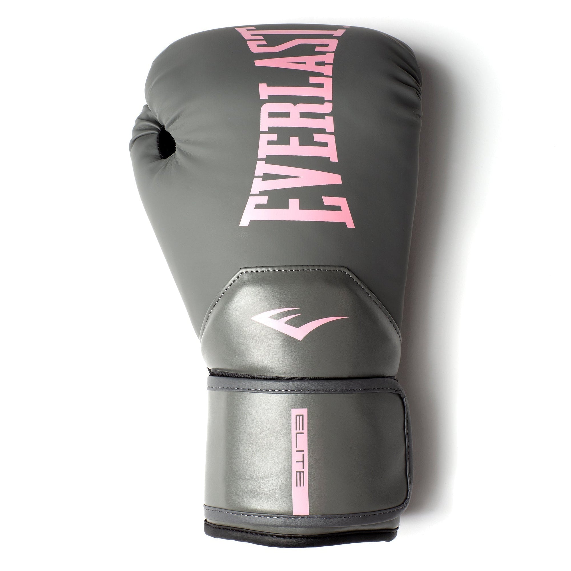 ELITE 2 BOXING GLOVES - GREY & PINK