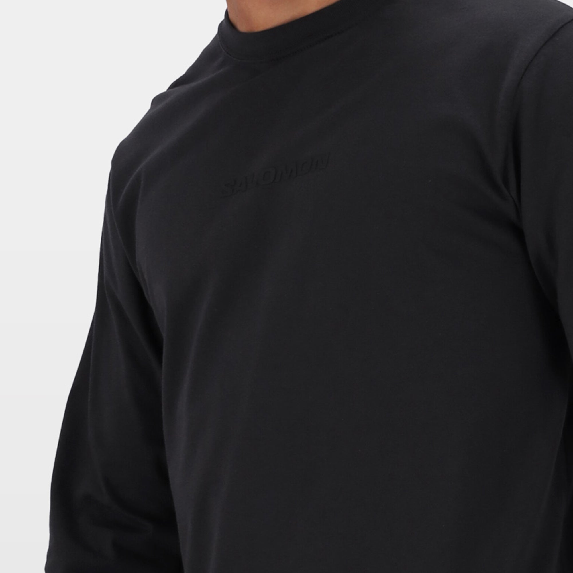 Men's Salomon Phantom Long Sleeve Emblem Graphic Outdoor Lifestyle Tee