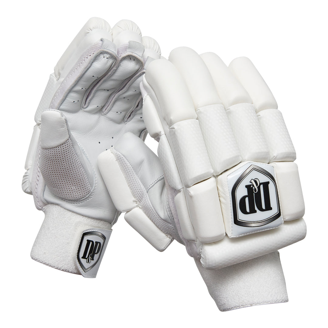 D&P Hybrid Batting Gloves – White
