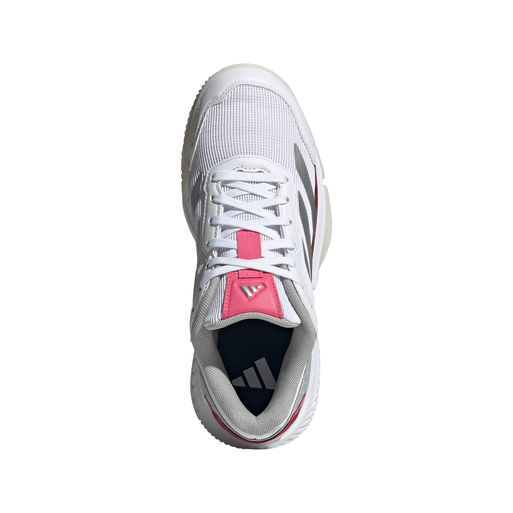 Adidas Courtquick Padel Cloud White / Silver Metallic / Lucid Pink