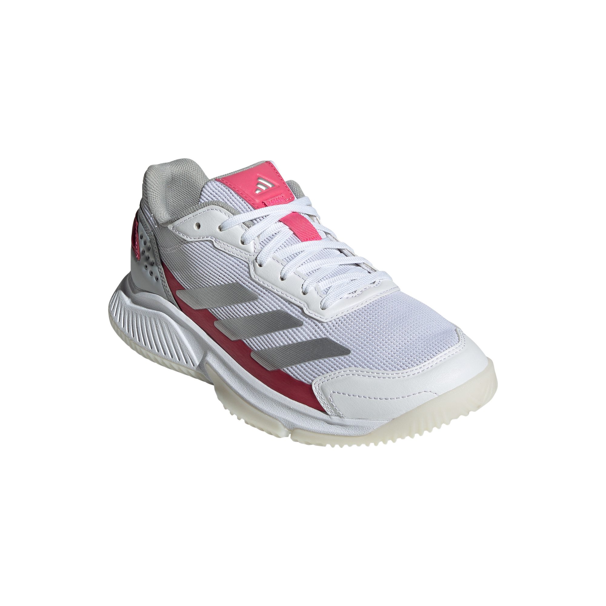 Adidas Courtquick Padel Cloud White / Silver Metallic / Lucid Pink