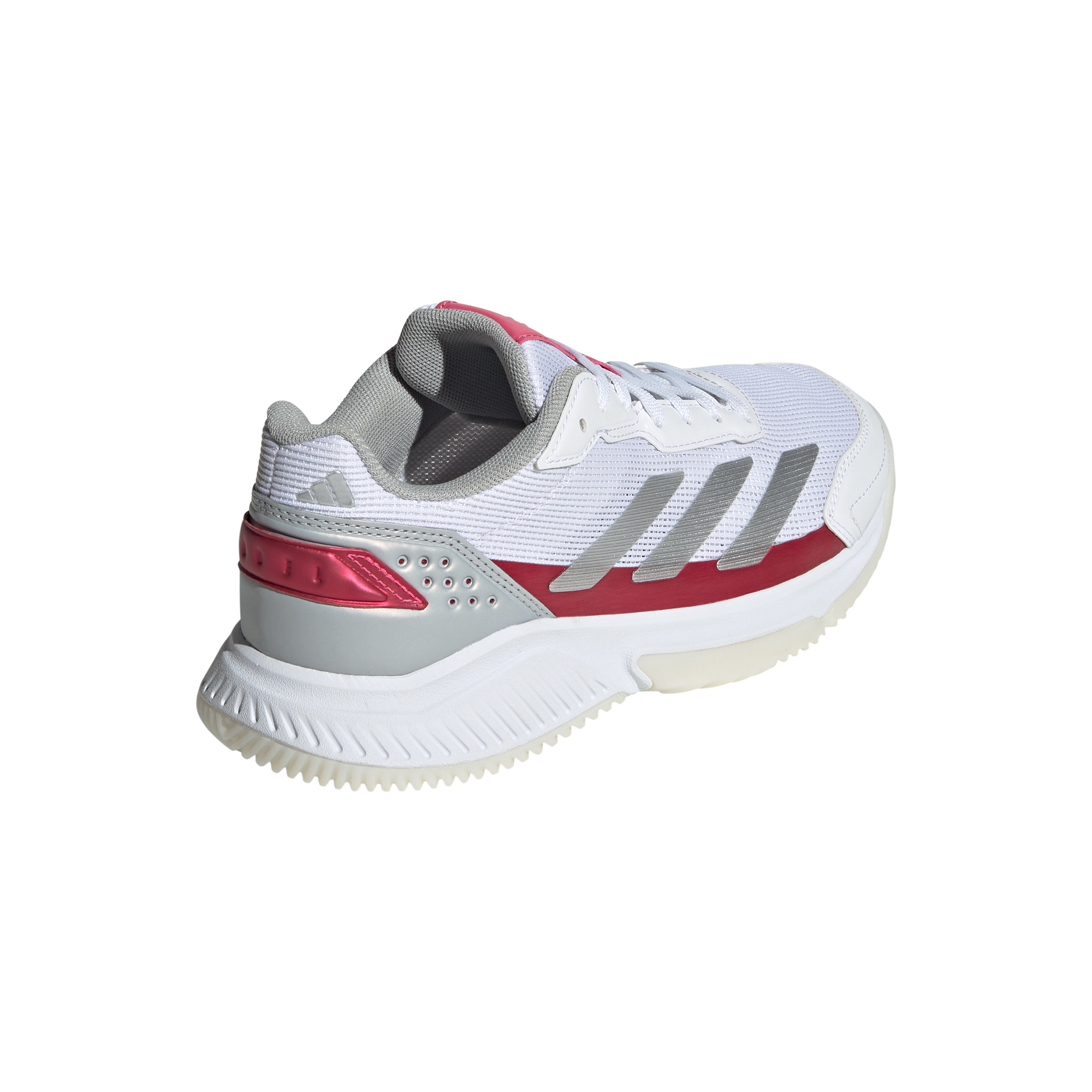 Adidas Courtquick Padel Cloud White / Silver Metallic / Lucid Pink