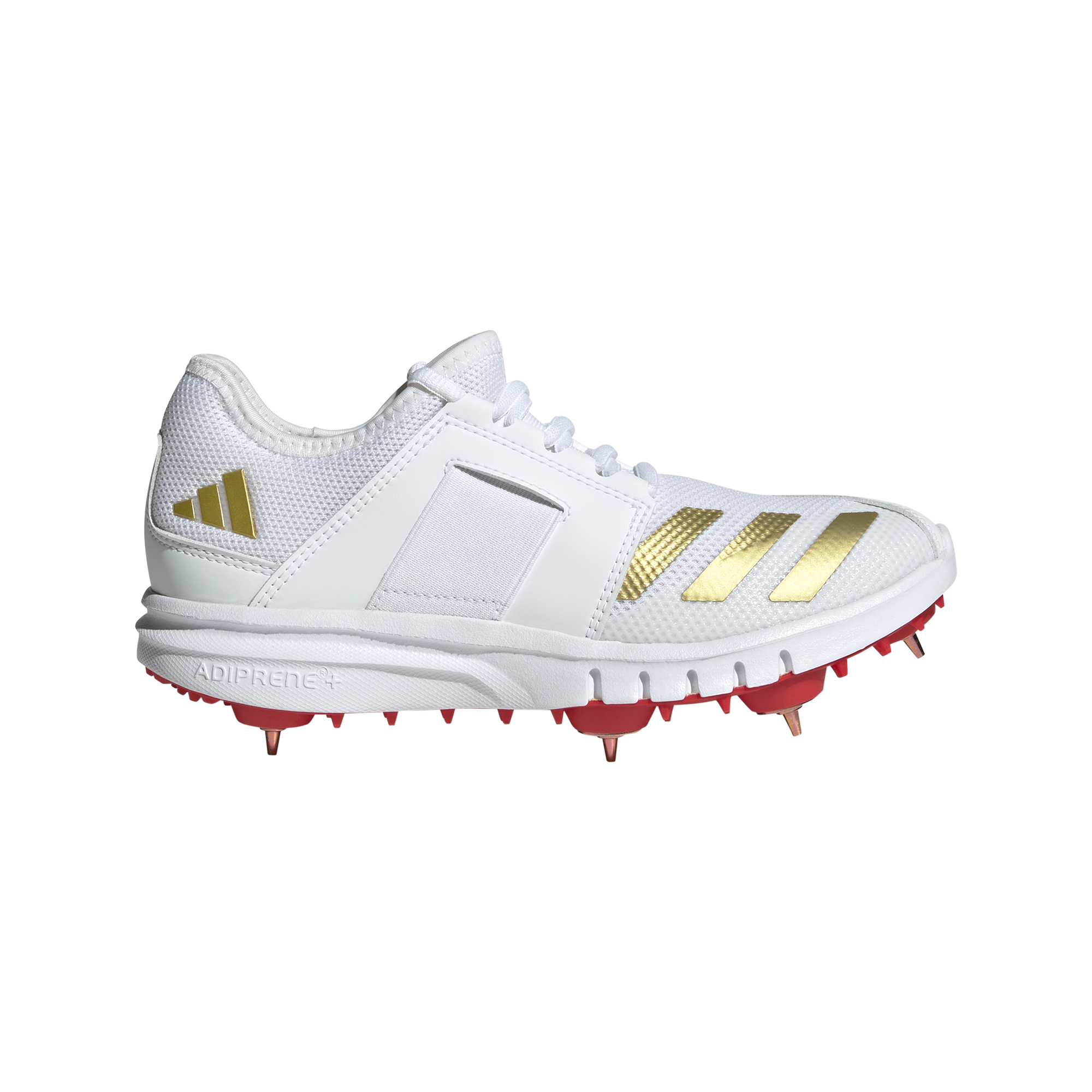 Adidas Howzat Spike 20 Junior Cloud White / Gold Metallic / Pure Ruby
