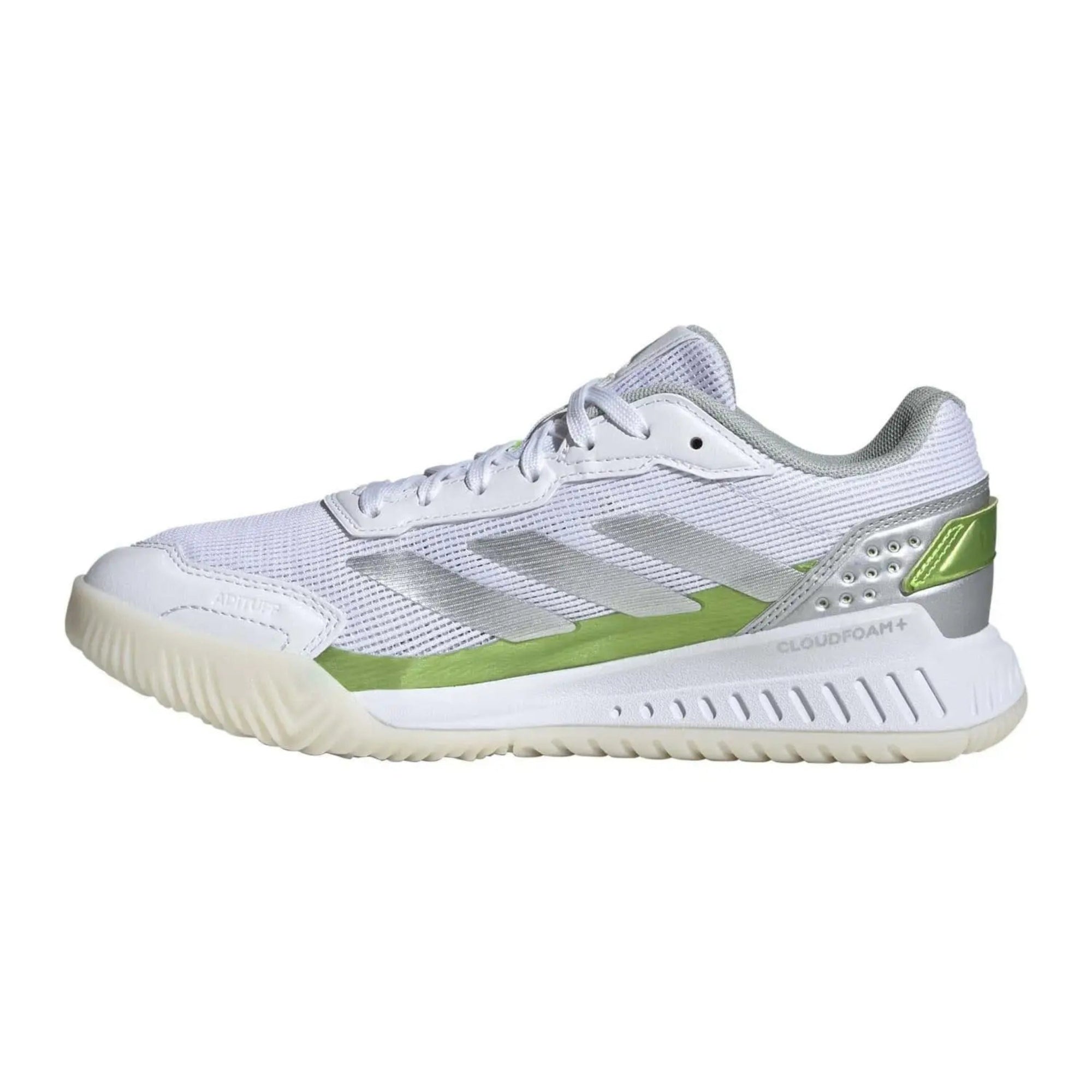Adidas Courtquick Padel Shoes W - White/Lucid Lemon - Inside