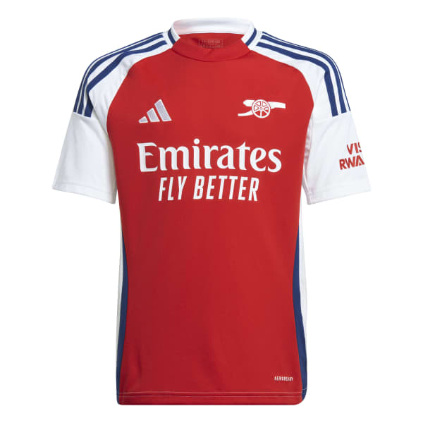 Adidas Arsenal 24/25 Home Jersey Youth Better Scarlet / White