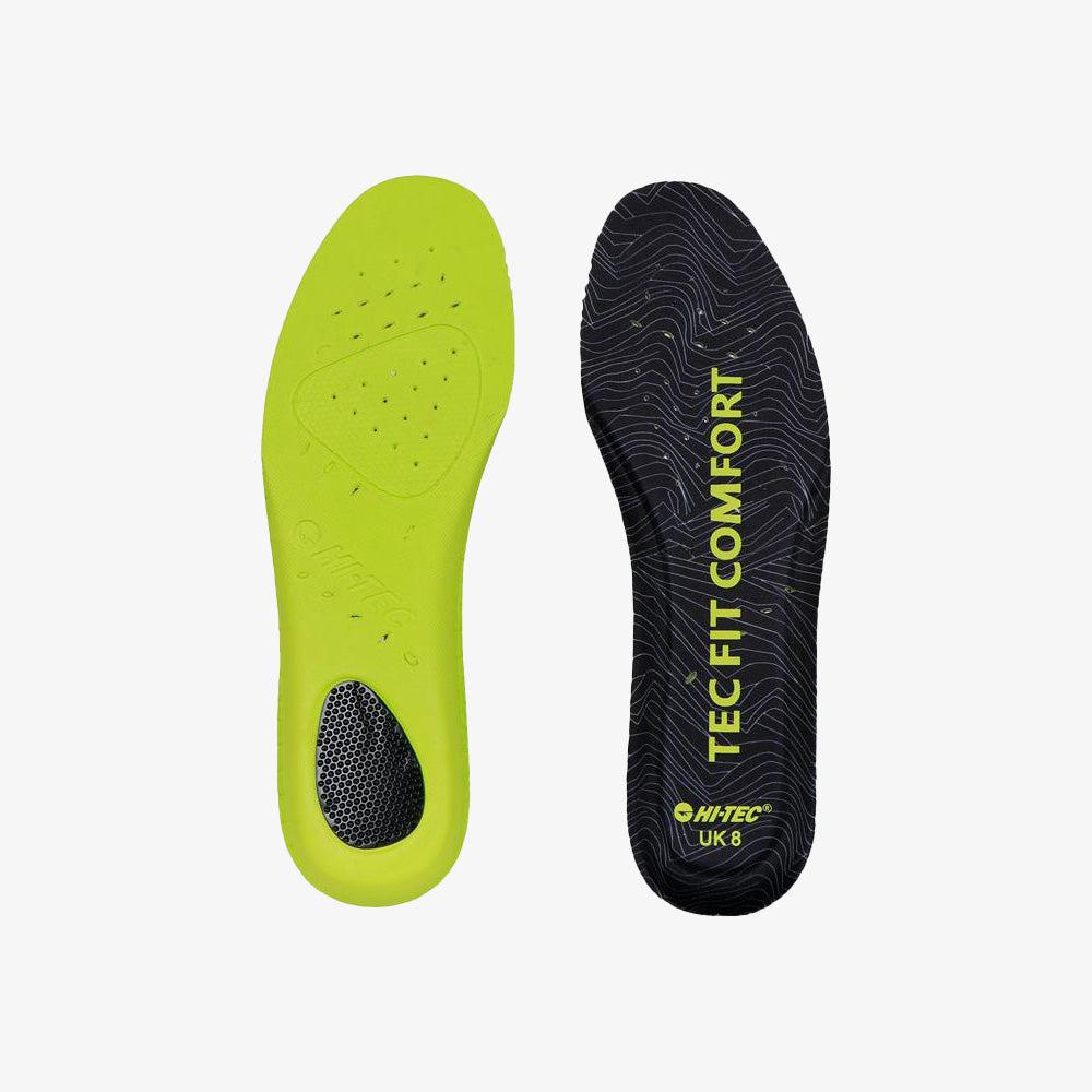 Hi-Tec Tec Fit Performance Innersoles with Gel Pad for Ultimate Comfort & Shock Absorption
