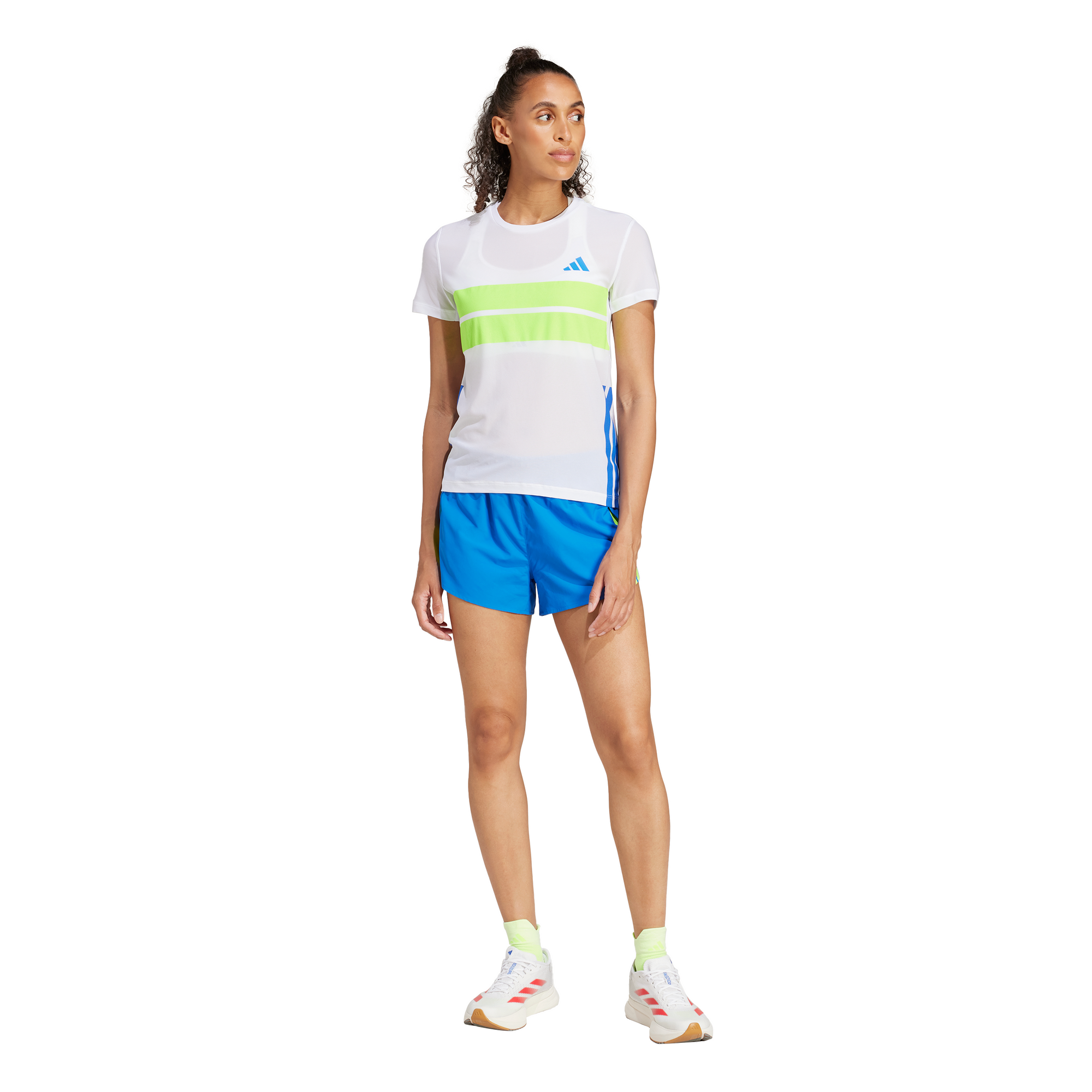 Adidas Adizero Retro White / Lucid Lemon Women