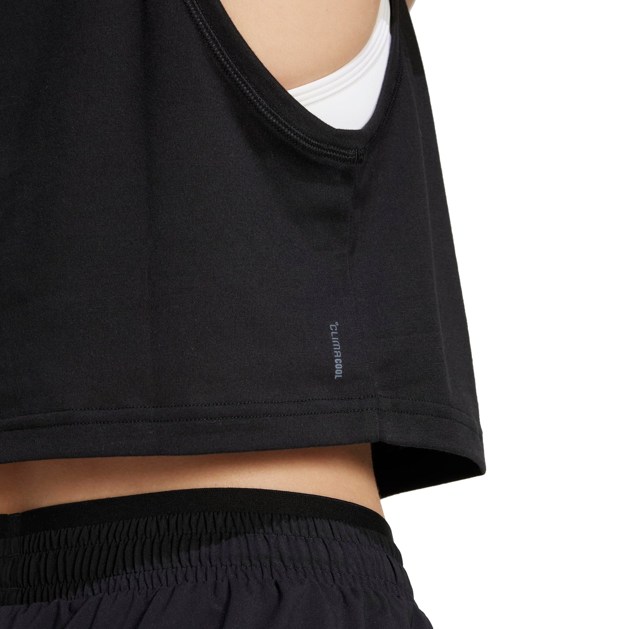 Adidas Train Essentials Boxy Workout Tank Top Black