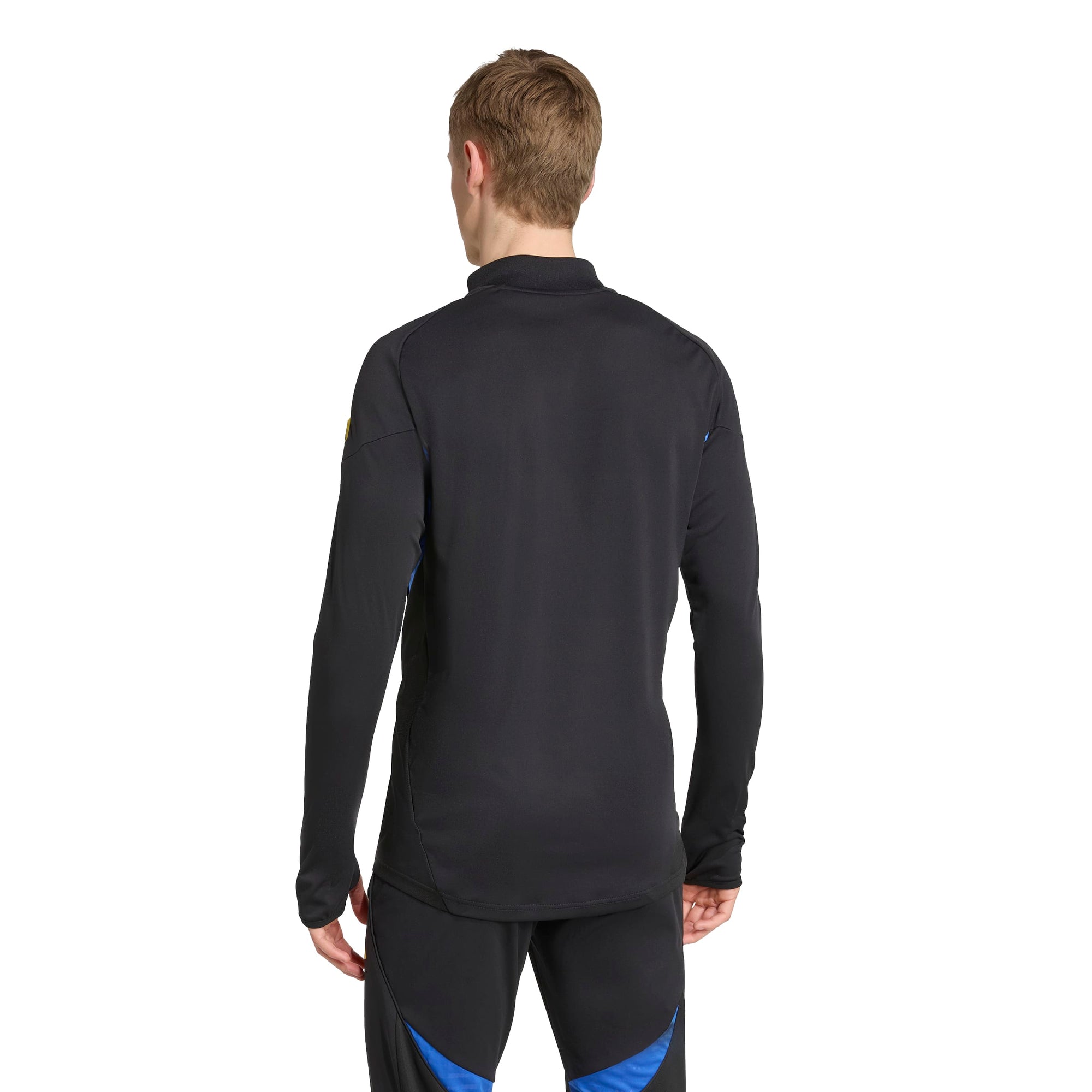 Adidas Manchester United Tiro 25 Competition Training Top Black / Hi-Res Blue